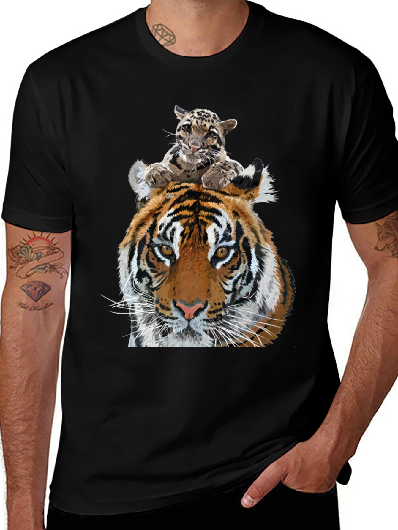 Tiger and Cub Graphic Tee