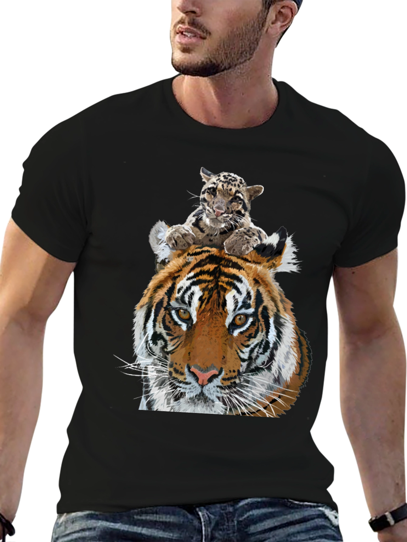 Tiger and Cub Graphic Tee