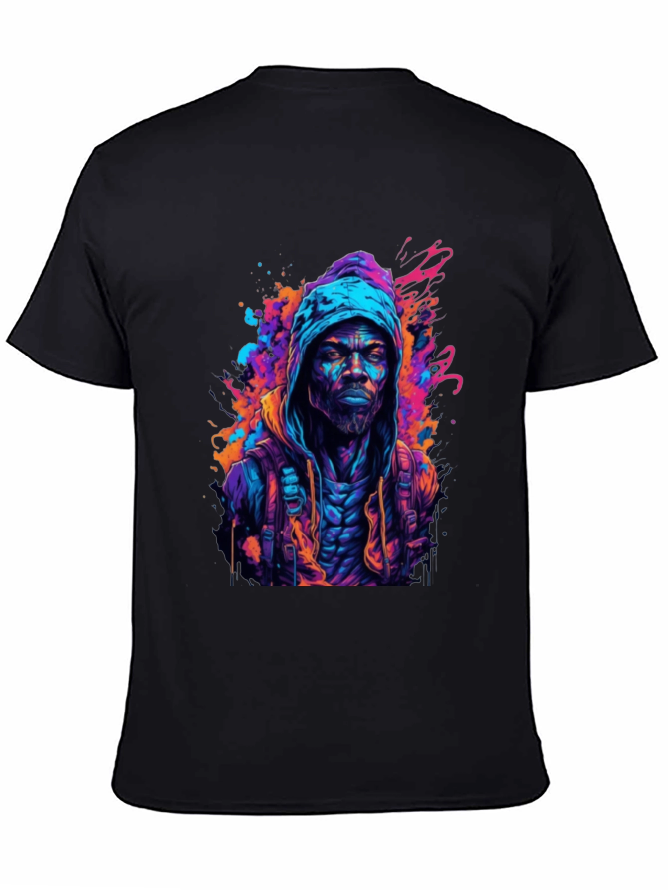 Hooded Urban Art T-Shirt