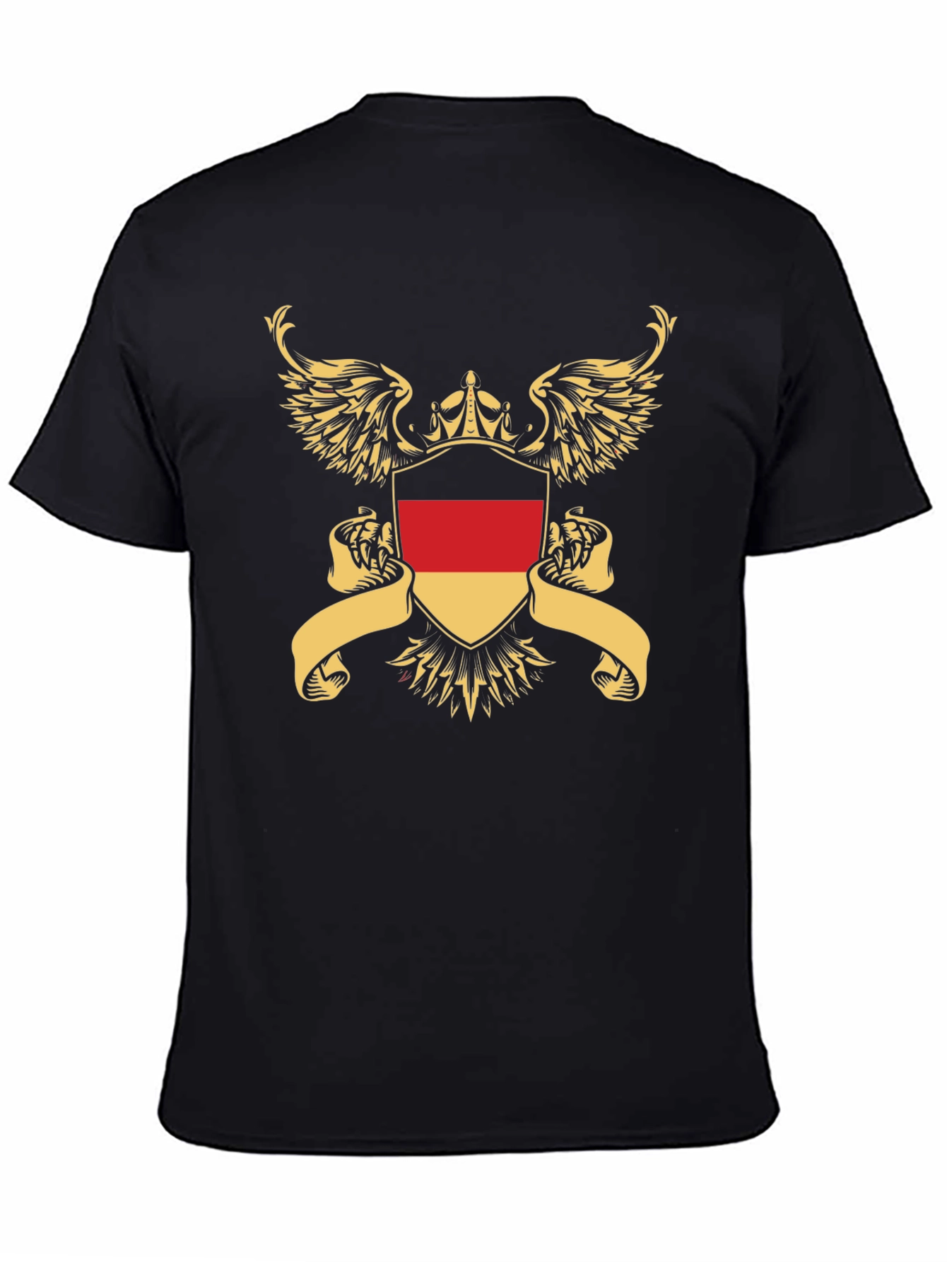 German Flag Shield Graphic T-Shirt
