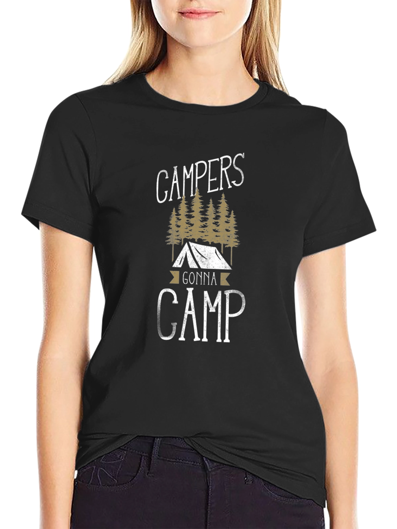 Campers Gonna Camp Graphic Tee - Adventure Awaits!