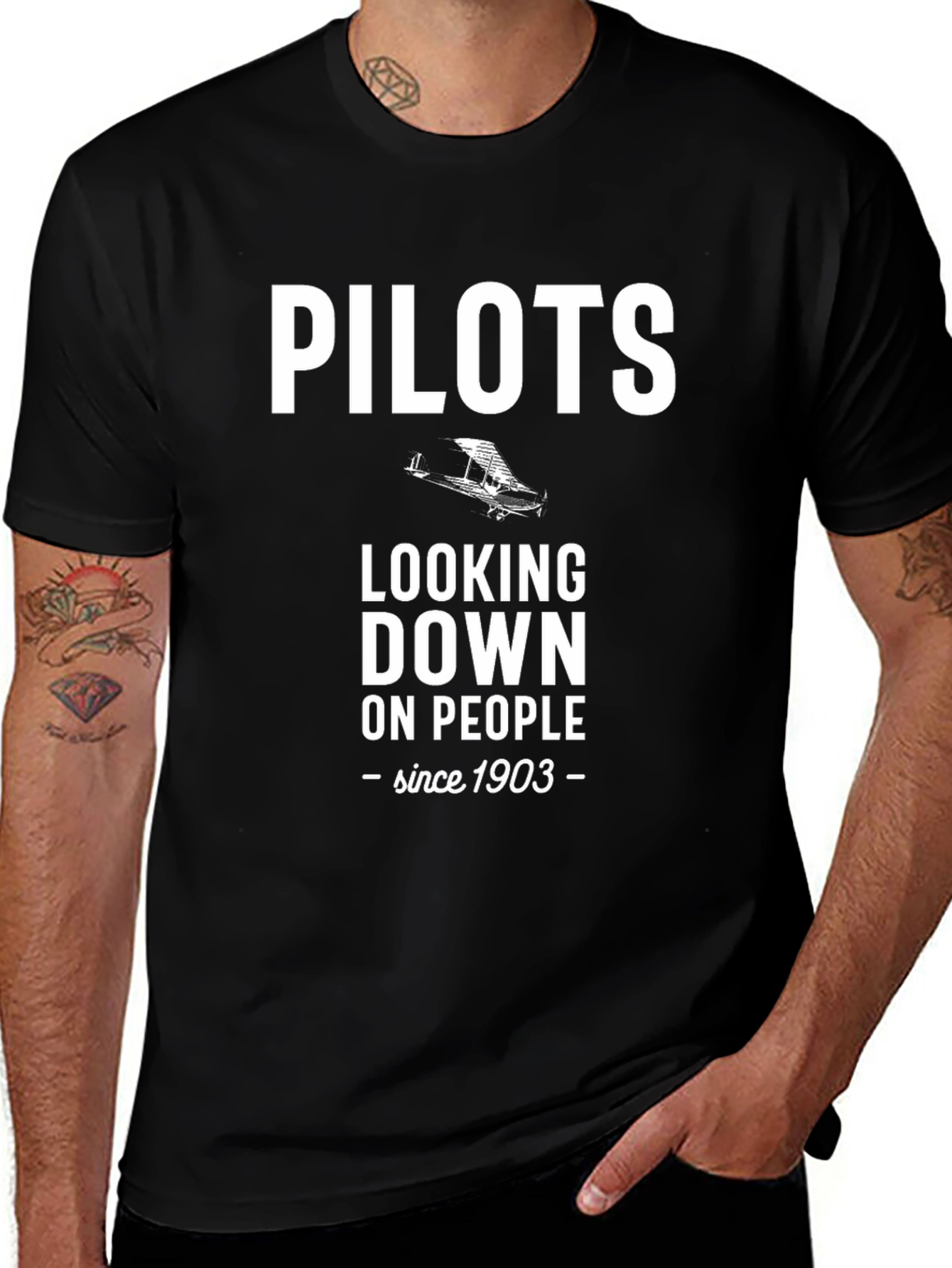 Pilots Looking Down T-Shirt