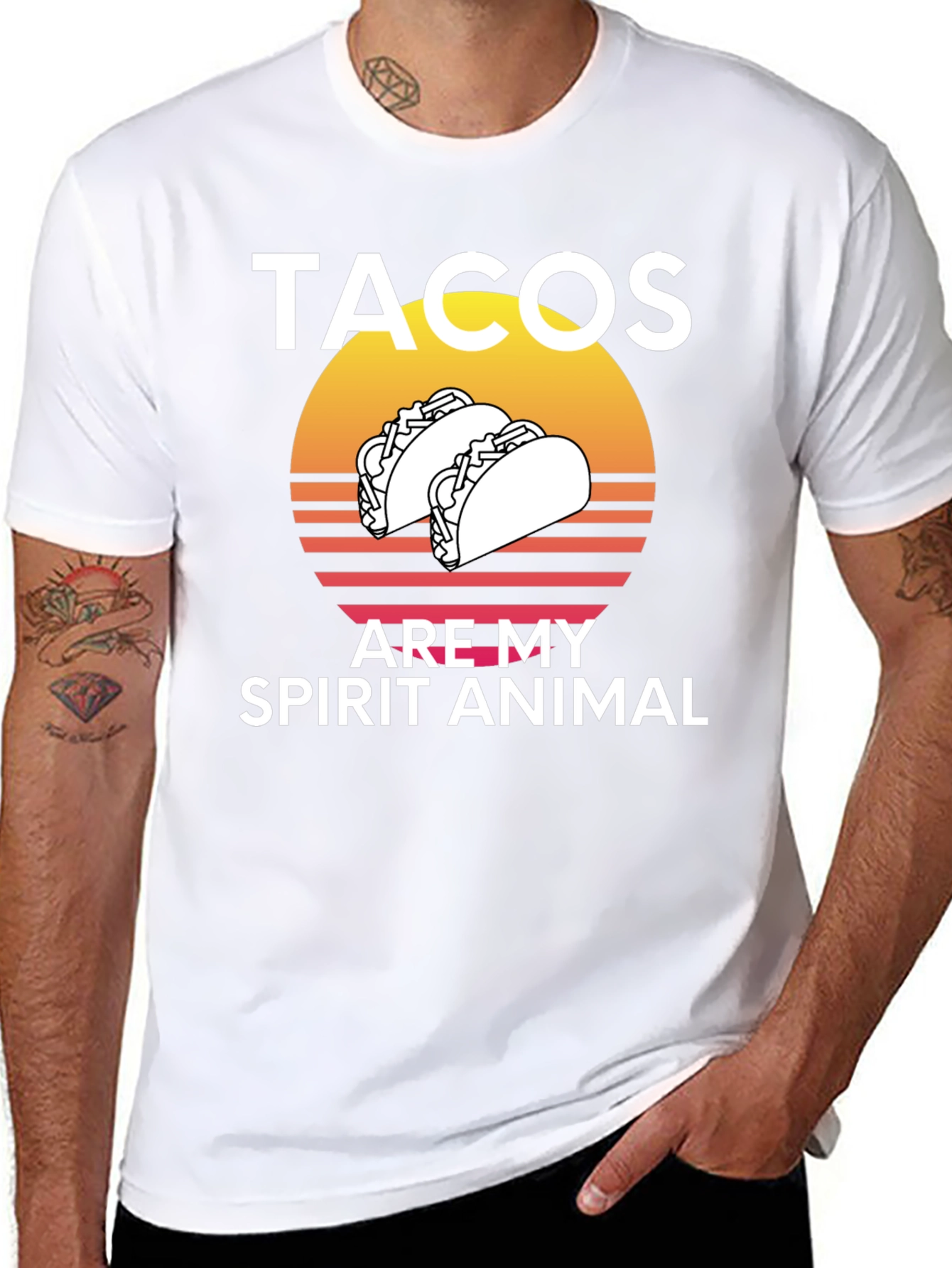 Tacos Are My Spirit Animal Graphic Tee