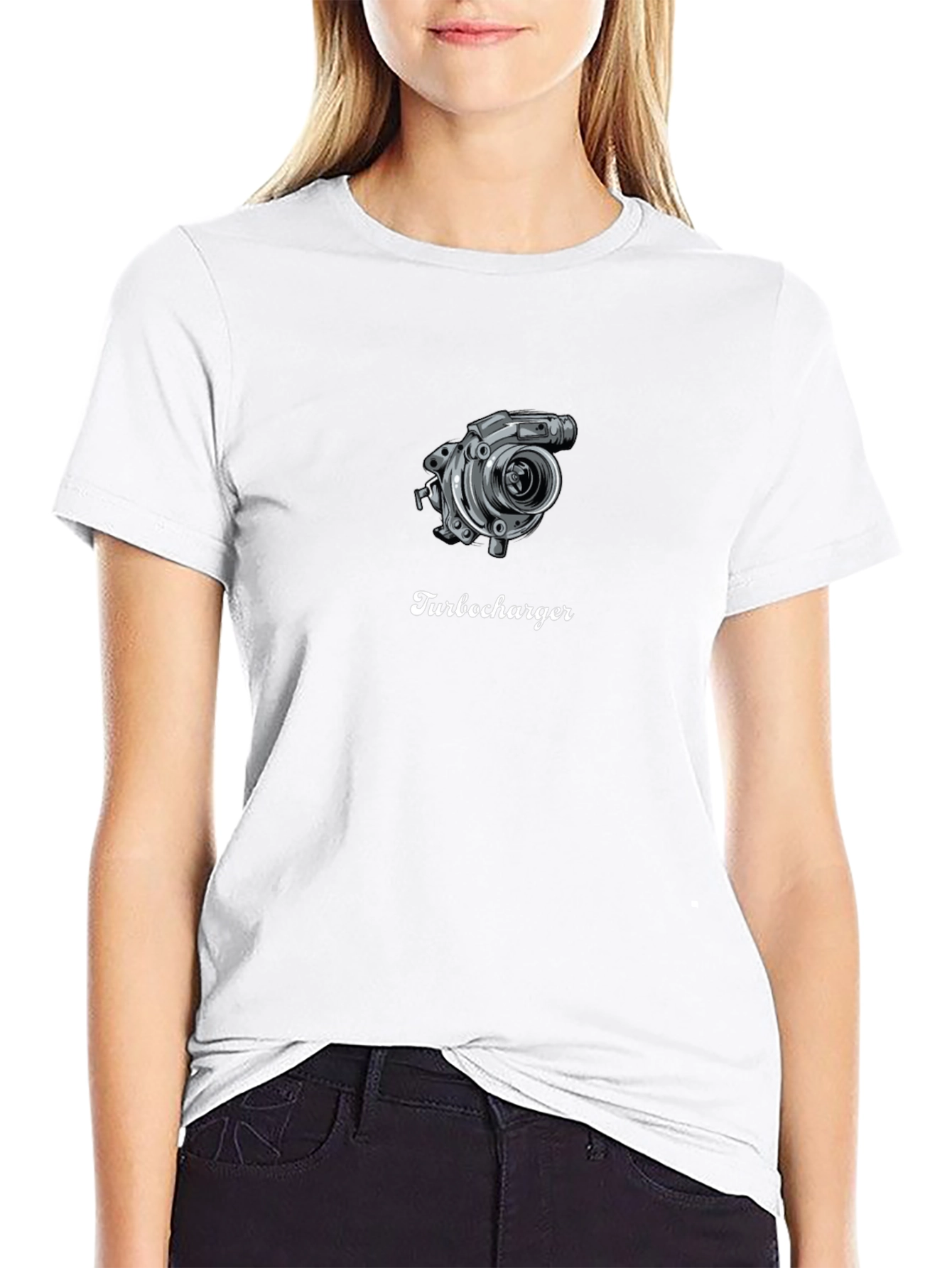Turbocharger Graphic Tee - Automotive Enthusiast Shirt
