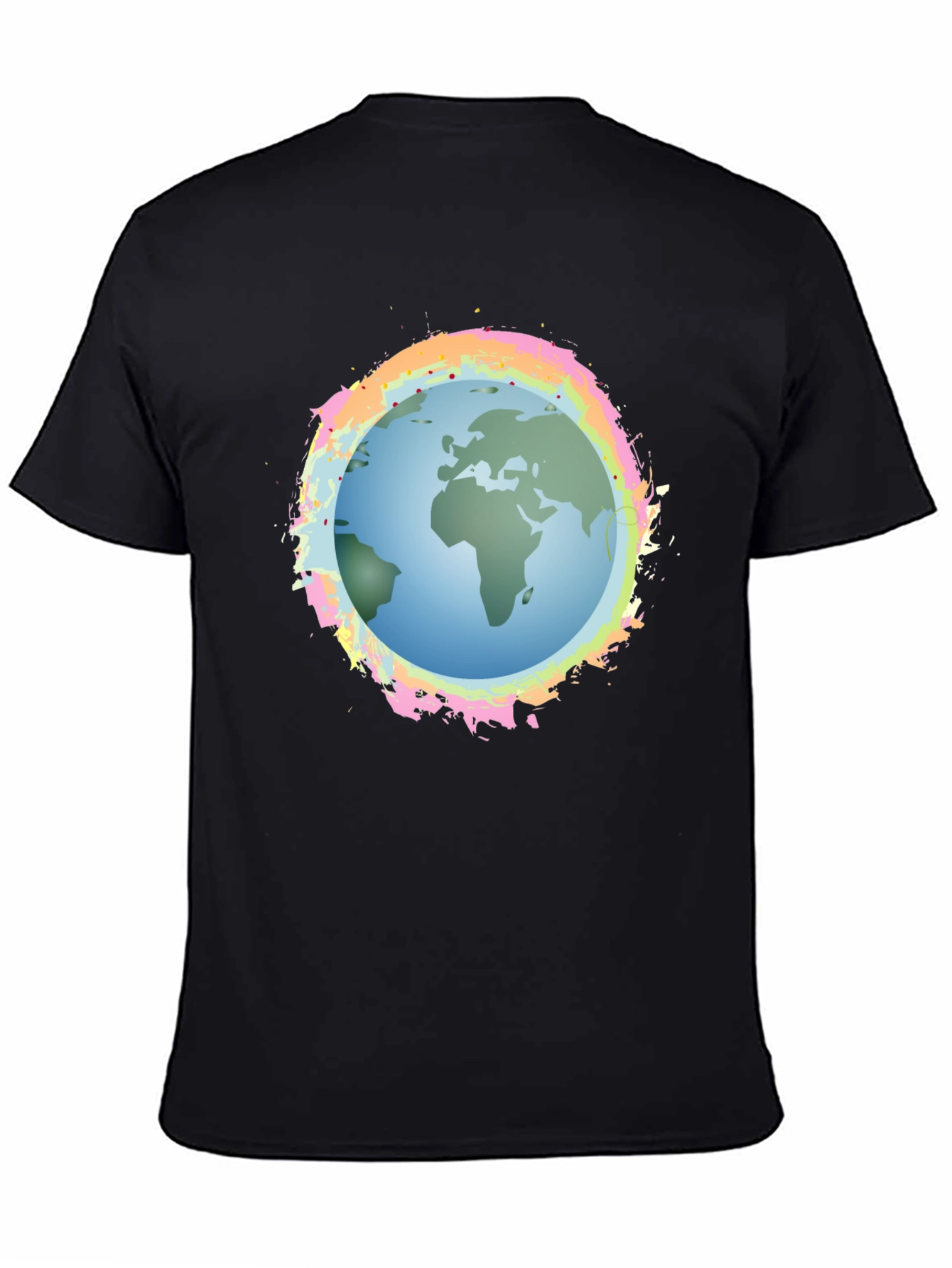 Earth Graphic Black Tee