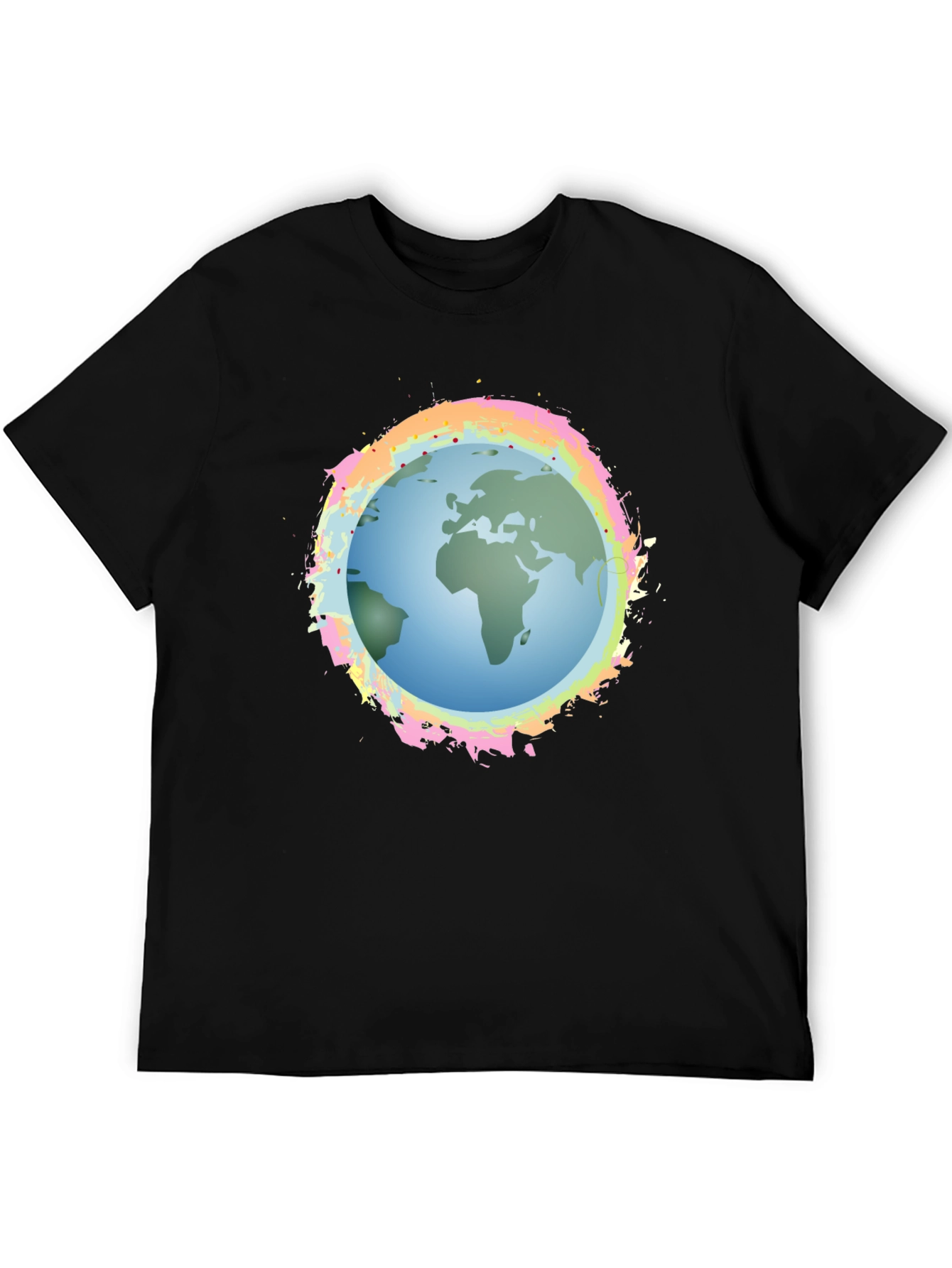Earth Graphic Black Tee