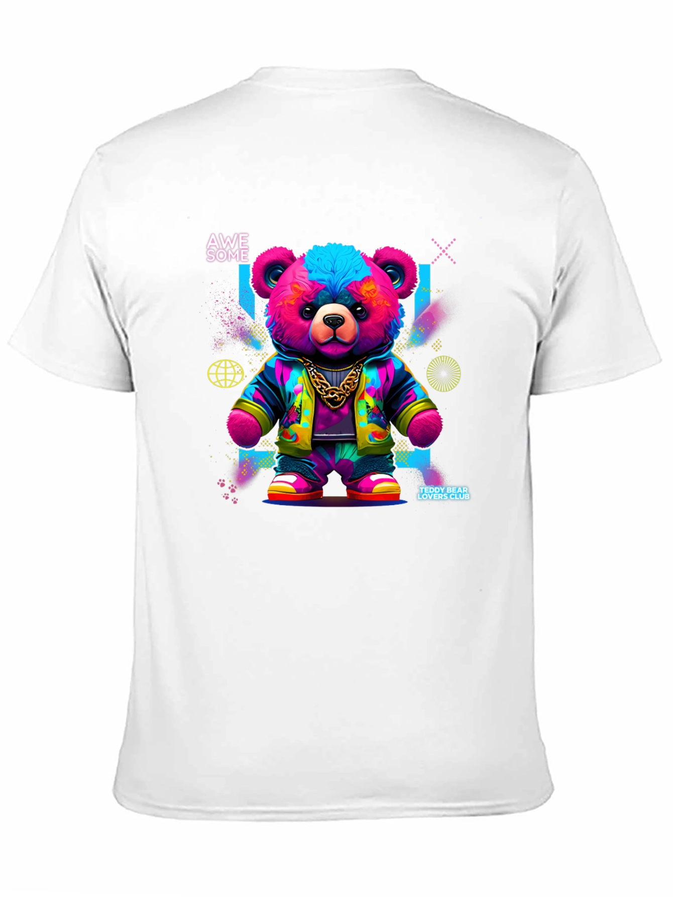 Awesome Teddy Bear Graphic T-Shirt