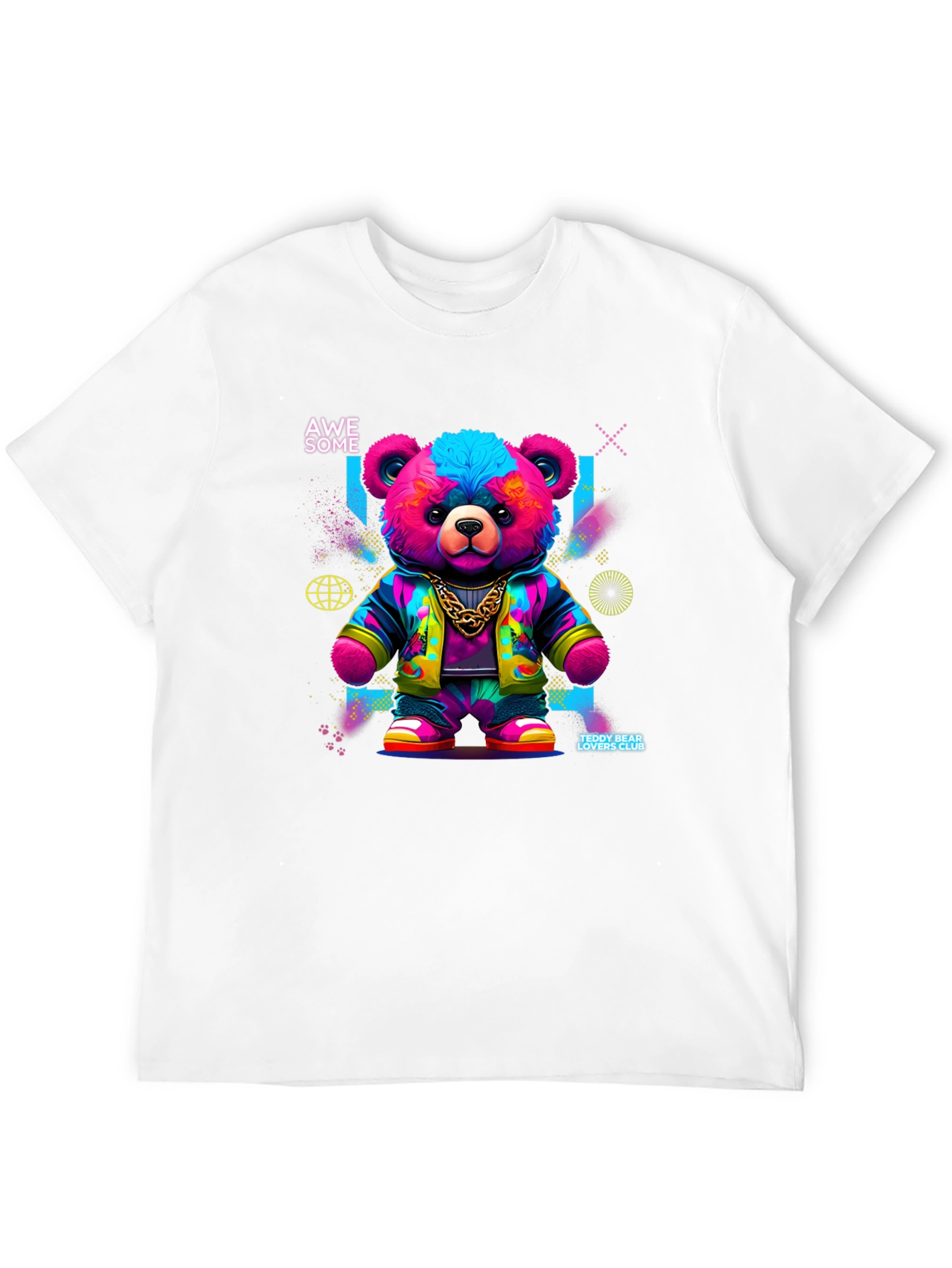 Awesome Teddy Bear Graphic T-Shirt
