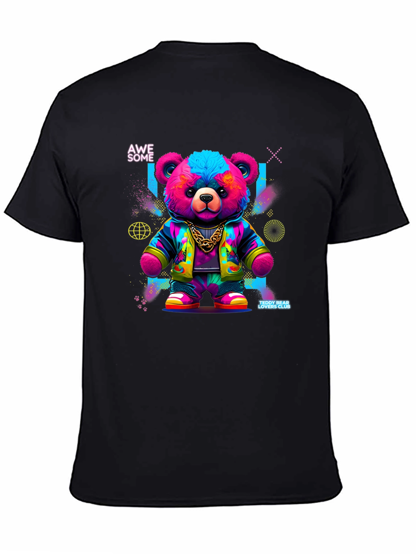 Awesome Teddy Bear Graphic T-Shirt
