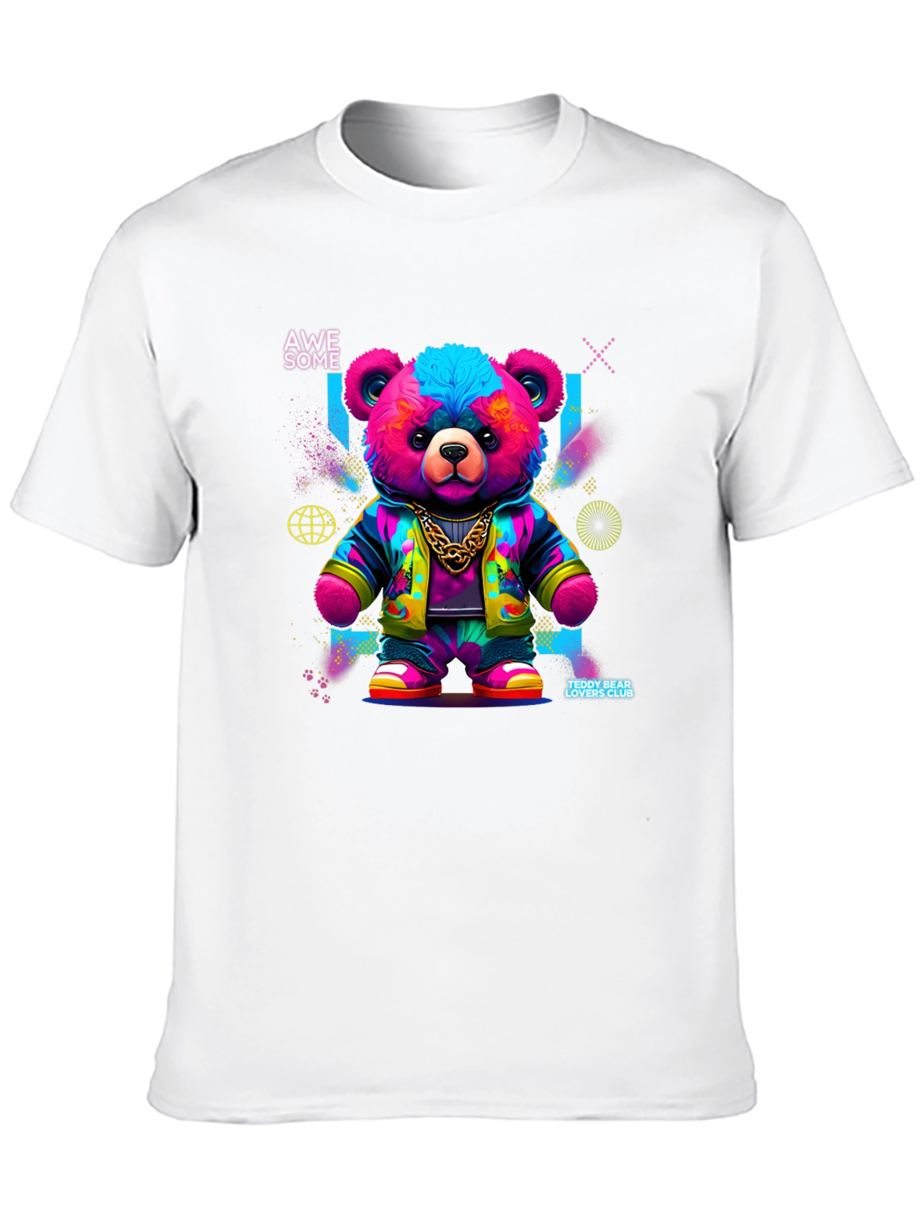 Awesome Teddy Bear Graphic T-Shirt
