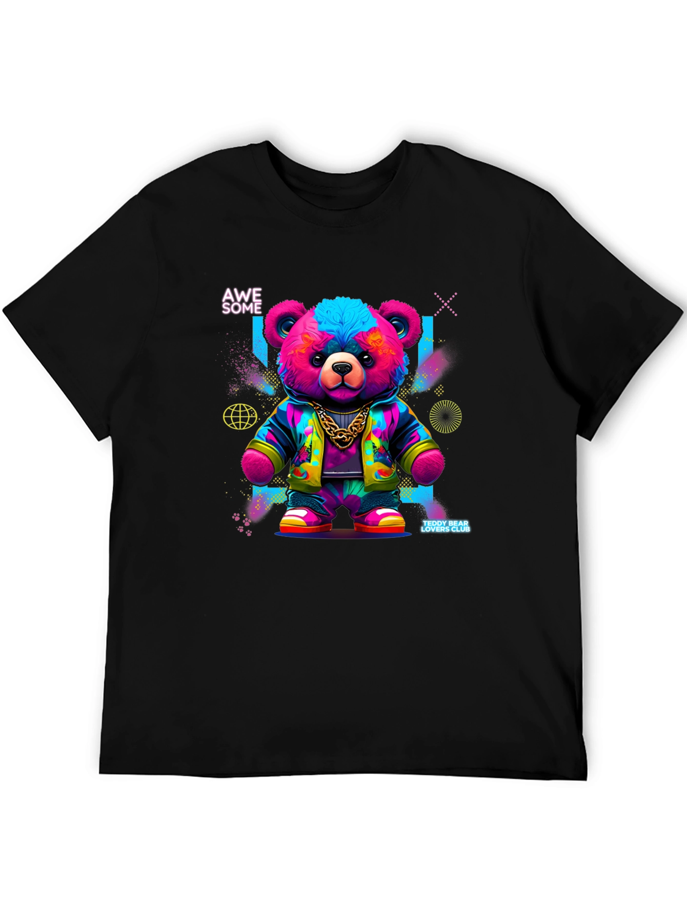 Awesome Teddy Bear Graphic T-Shirt