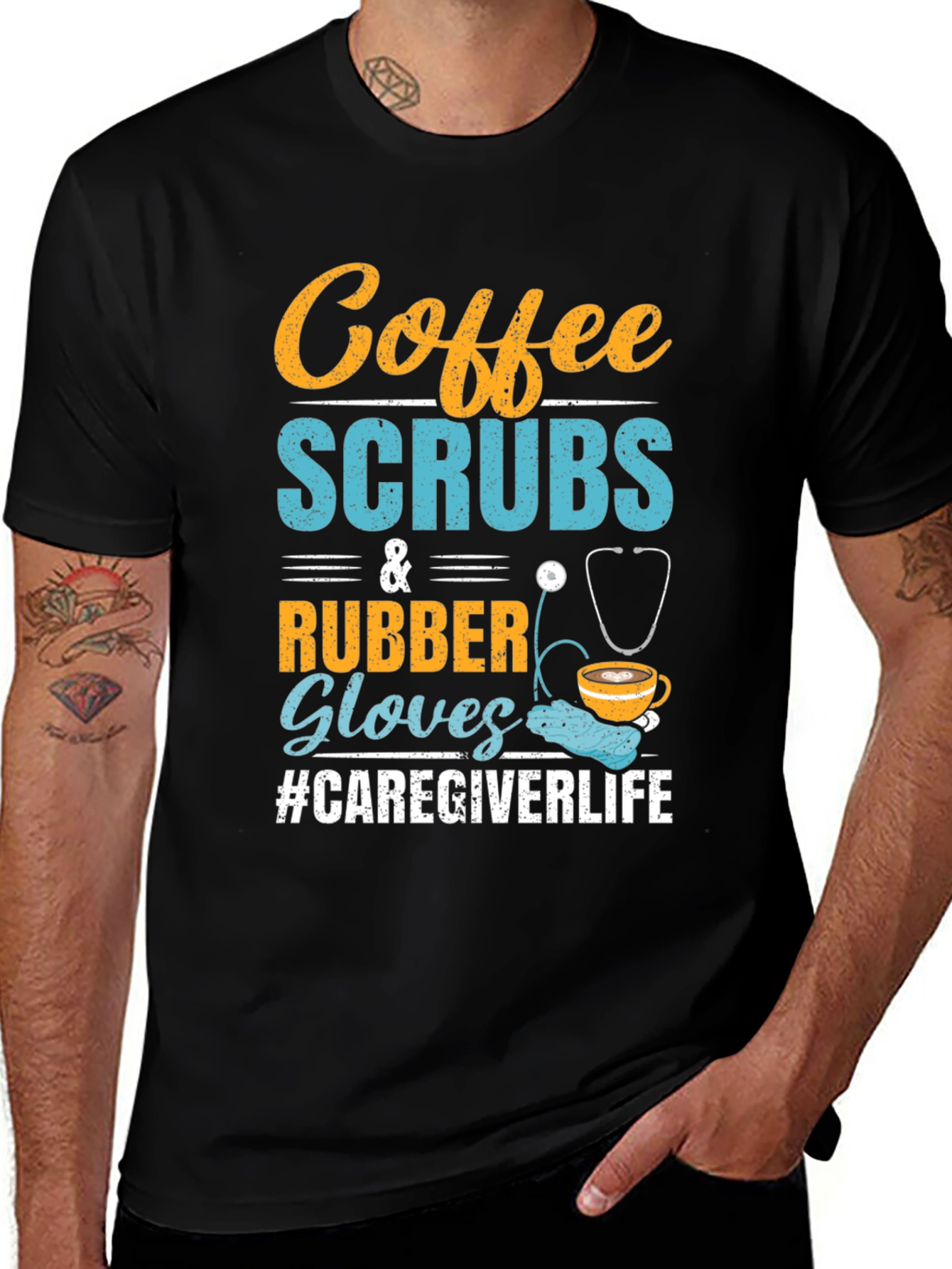 Coffee Scrubs & Rubber Gloves T-Shirt