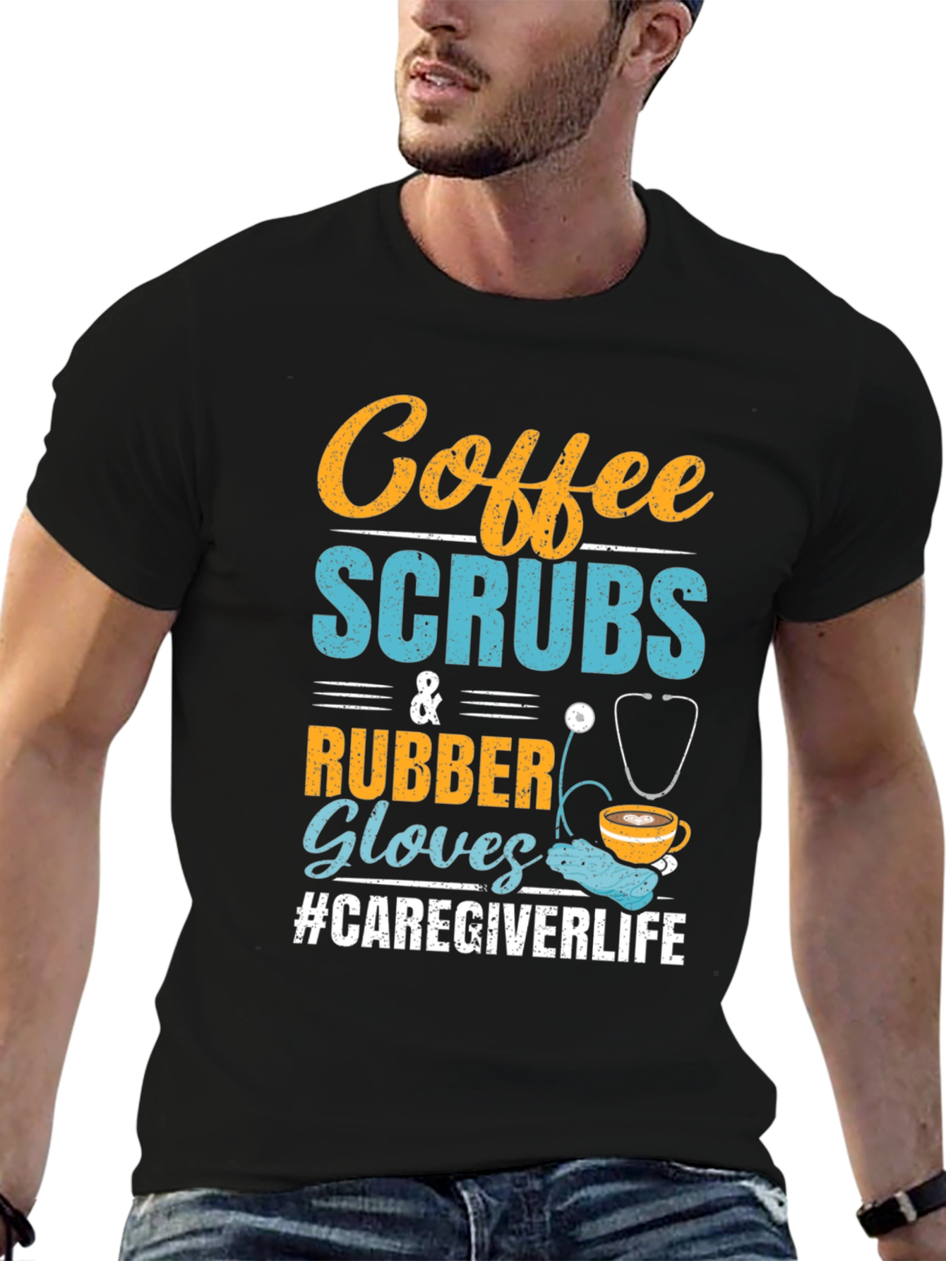 Coffee Scrubs & Rubber Gloves T-Shirt