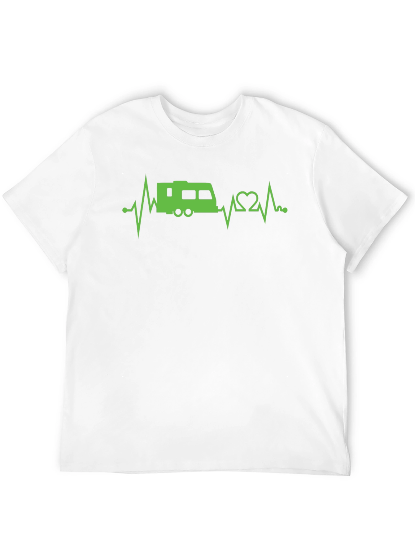 RV Heartbeat T-Shirt - Camping Adventure Tee