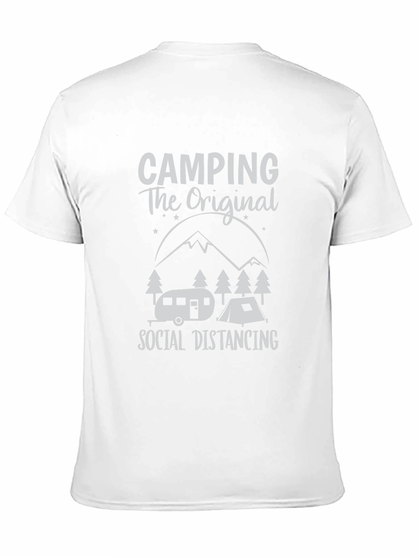 Camping The Original Social Distancing T-Shirt