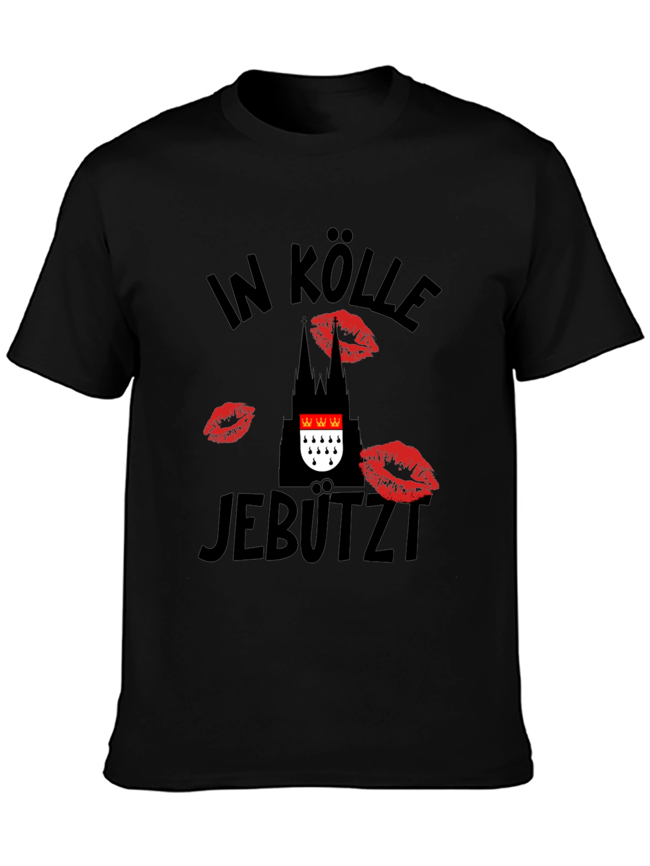 In Kölle Jebützt Black Graphic T-Shirt