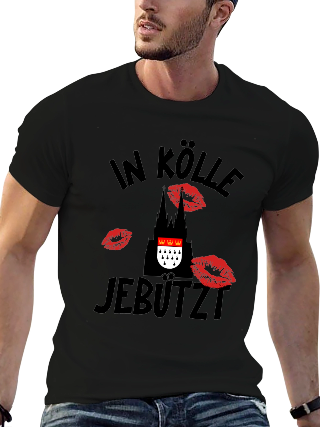 In Kölle Jebützt Black Graphic T-Shirt