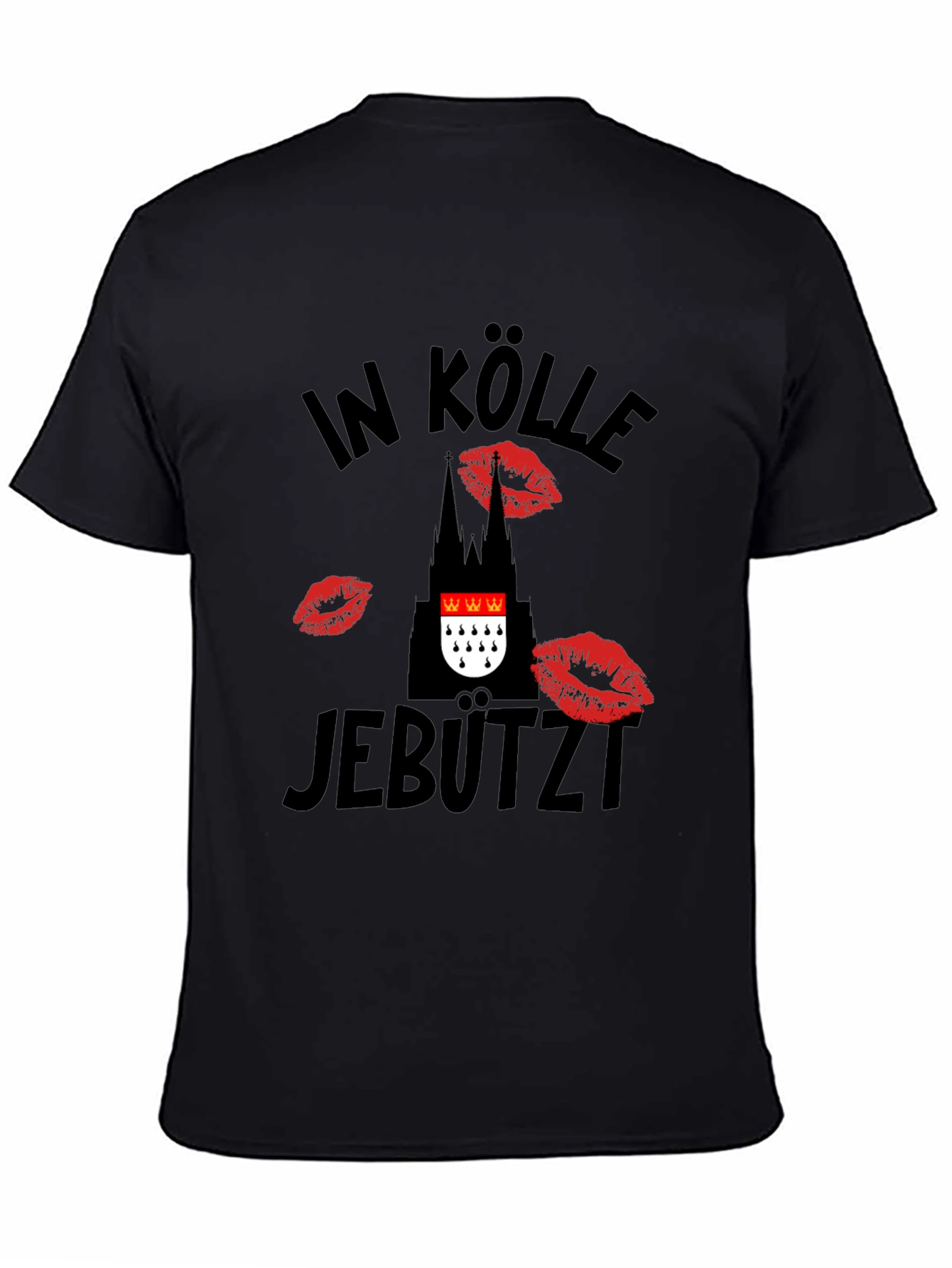 In Kölle Jebützt Black Graphic T-Shirt