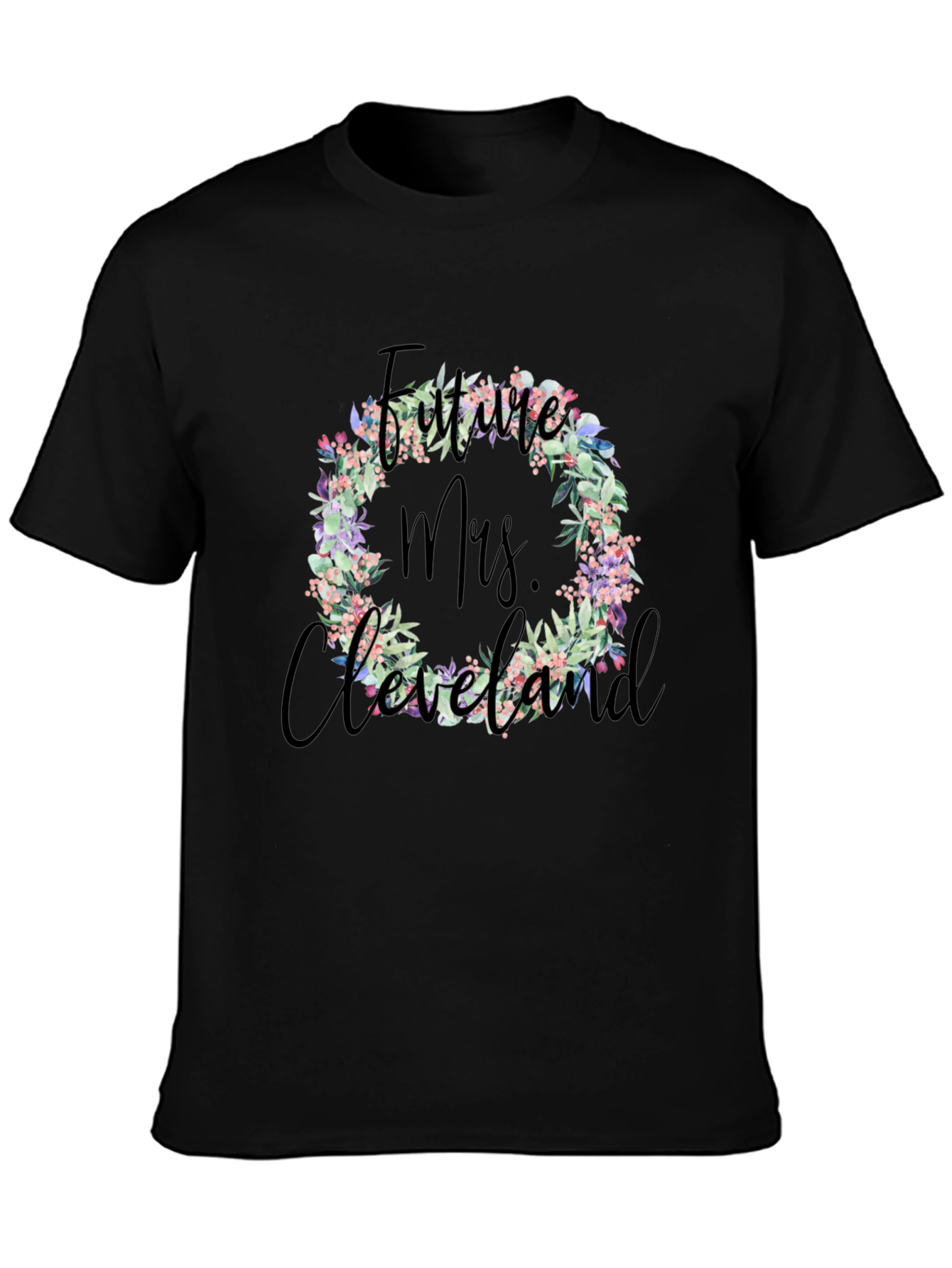 Future Mrs. Cleveland Floral T-Shirt