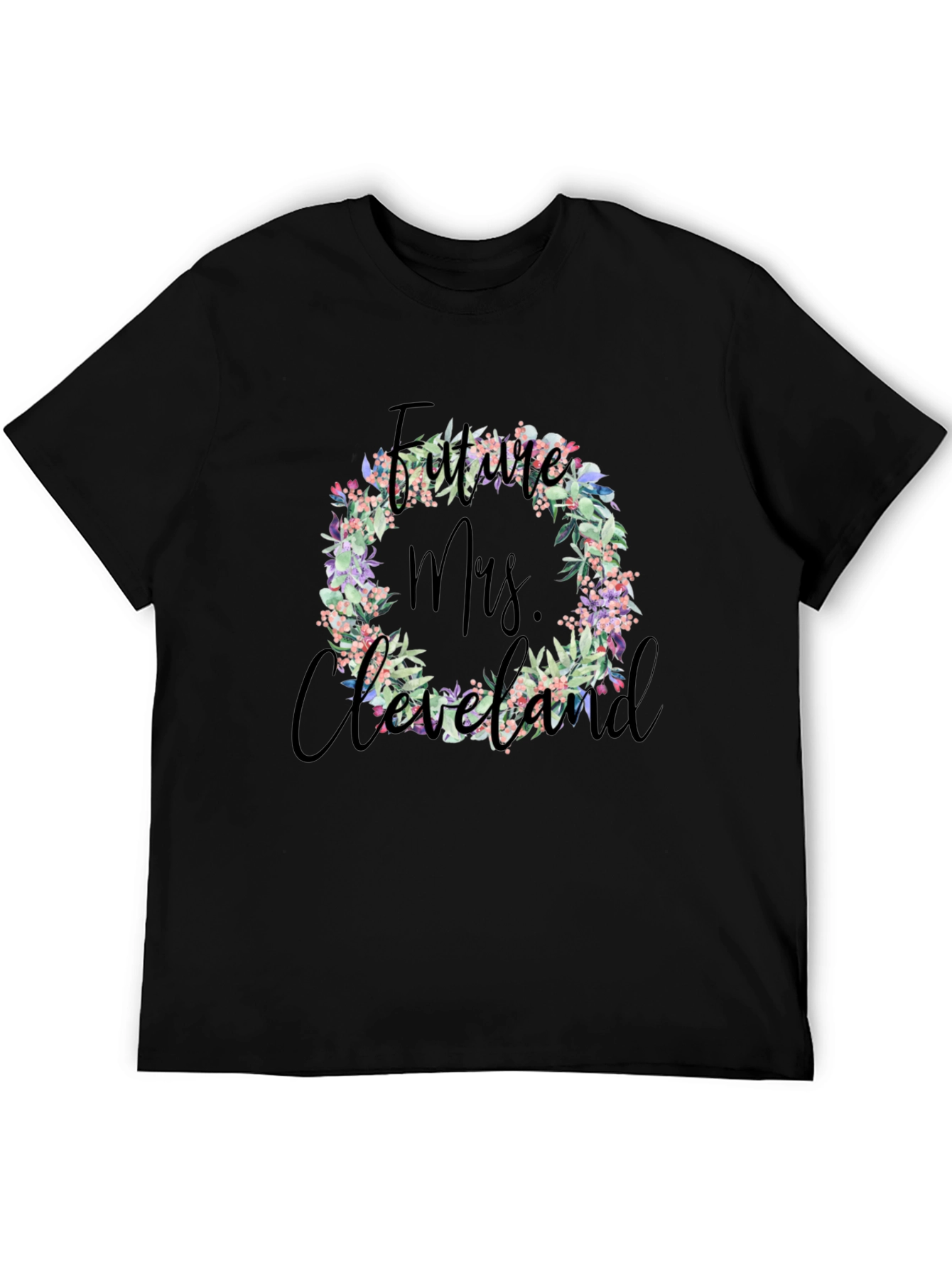 Future Mrs. Cleveland Floral T-Shirt