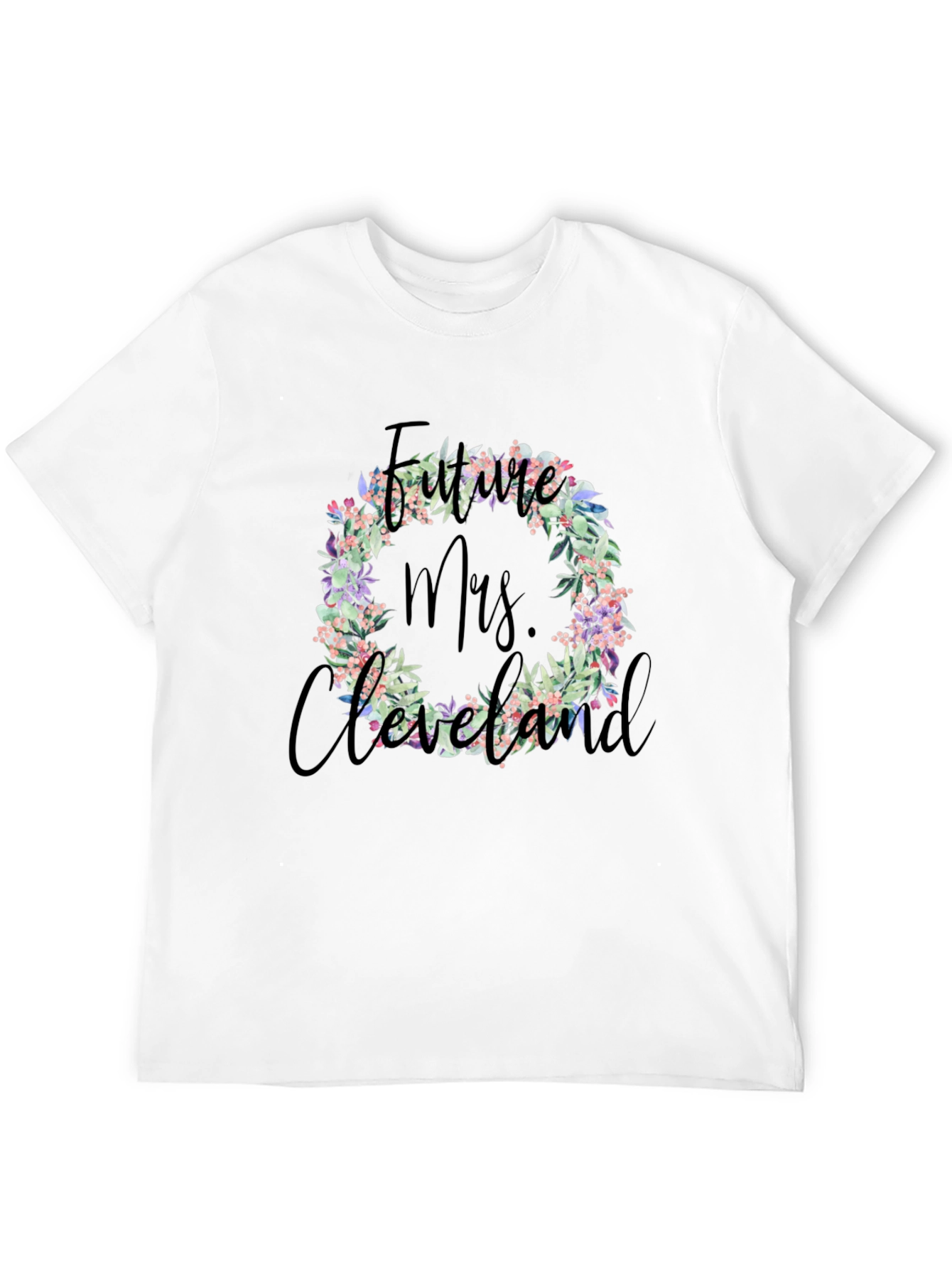 Future Mrs. Cleveland Floral T-Shirt
