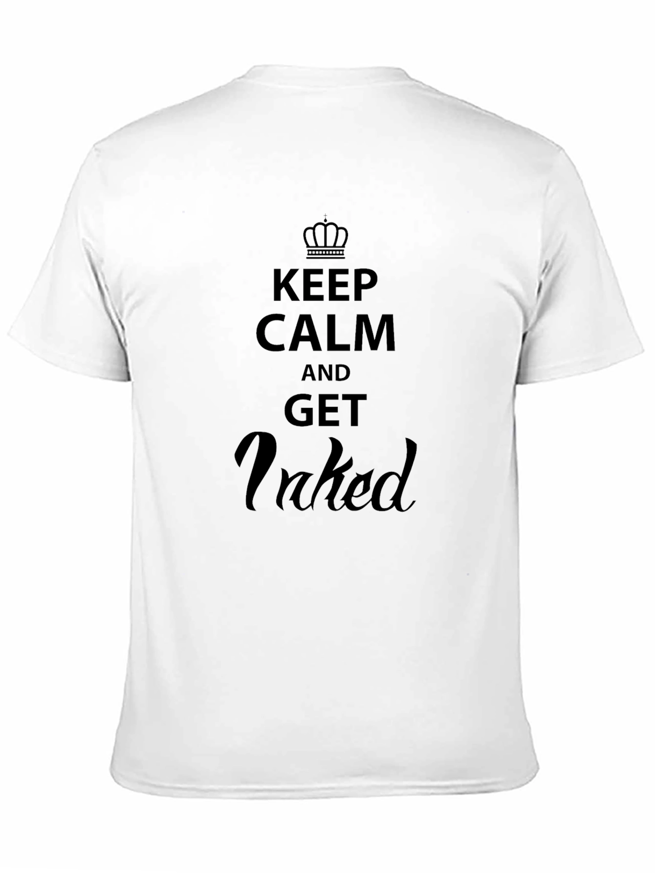 Keep Calm and Get Inked Black T-Shirt