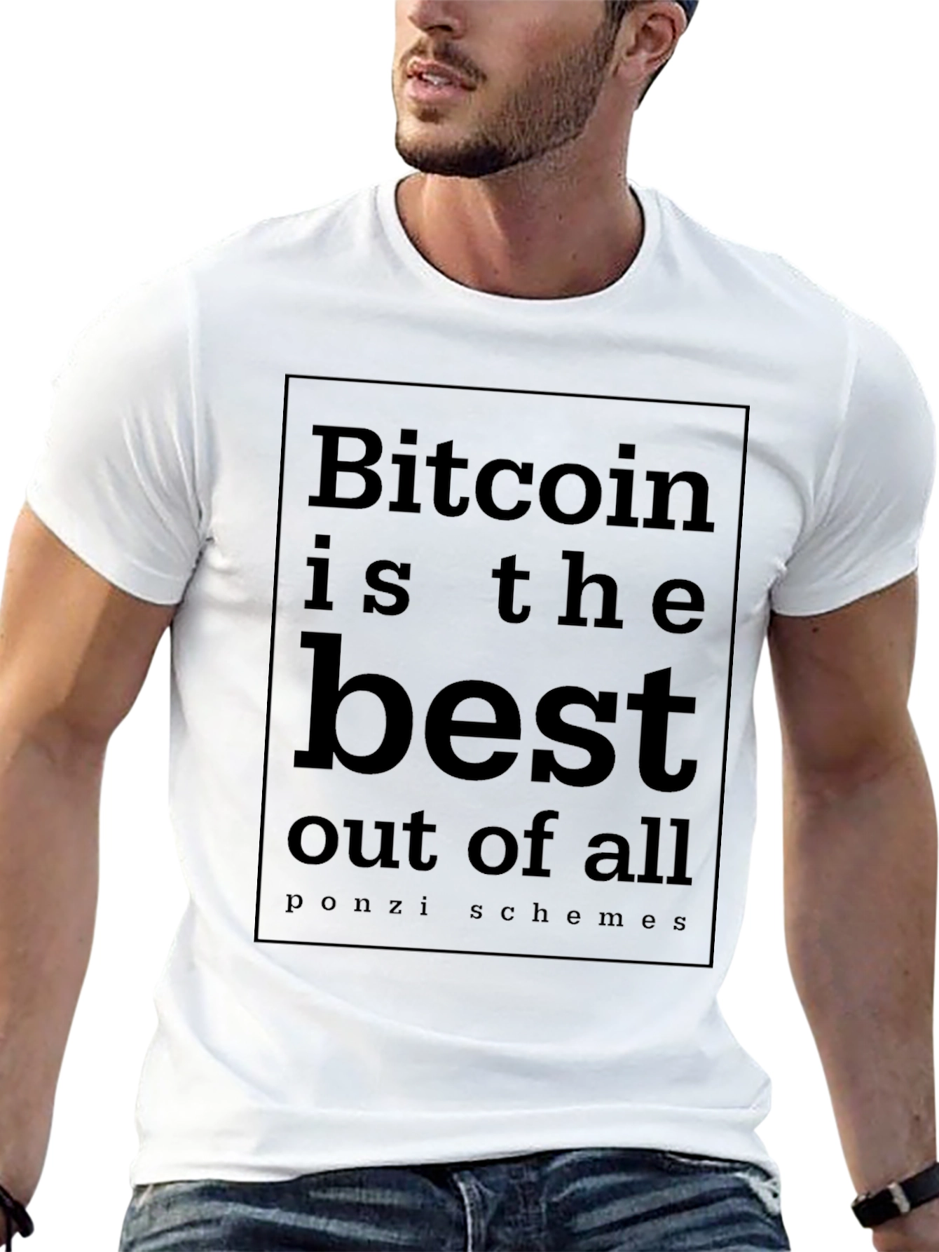 Bitcoin Ponzi Schemes T-Shirt - Funny Crypto Tee