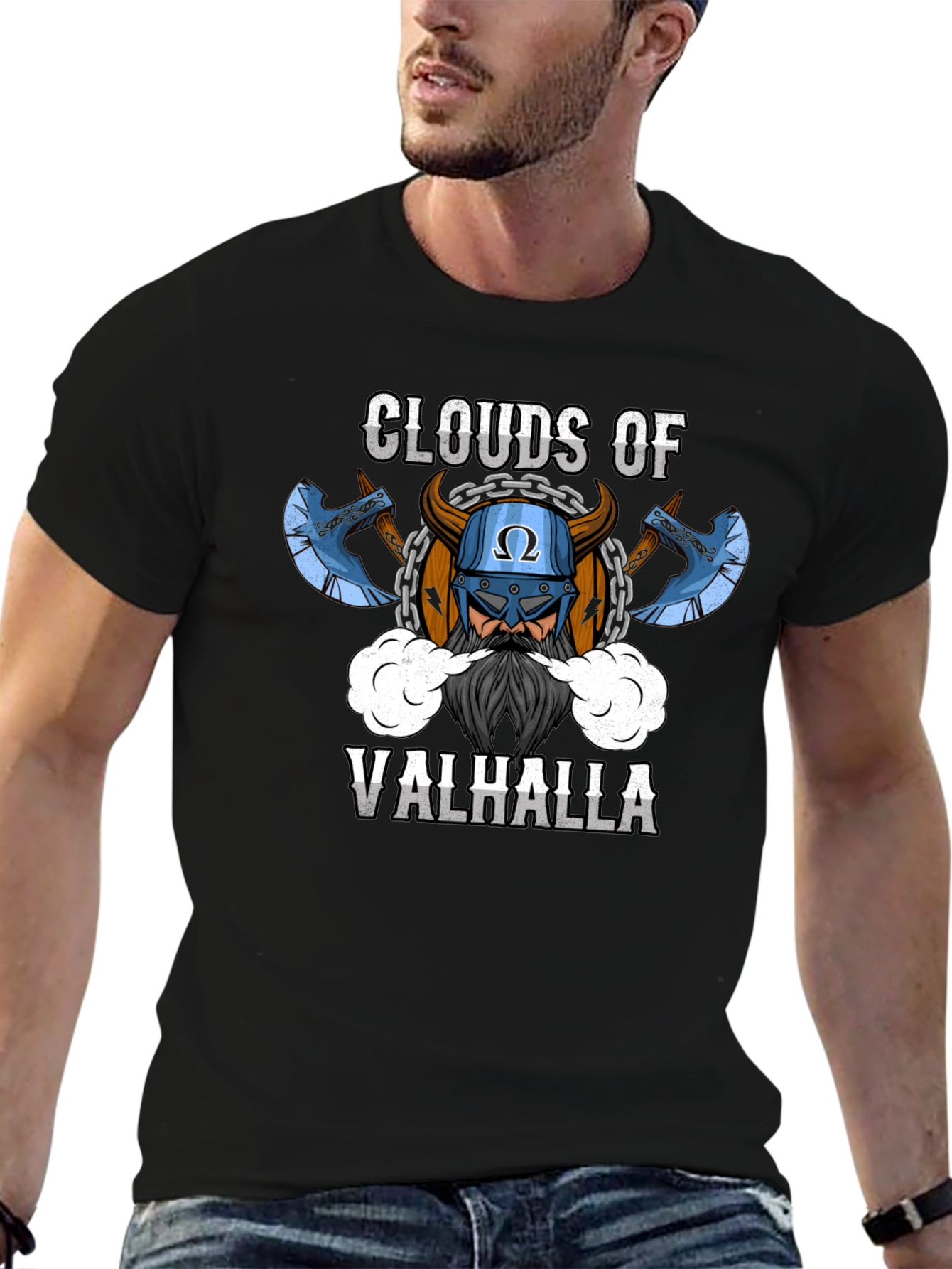 Clouds of Valhalla Viking T-Shirt