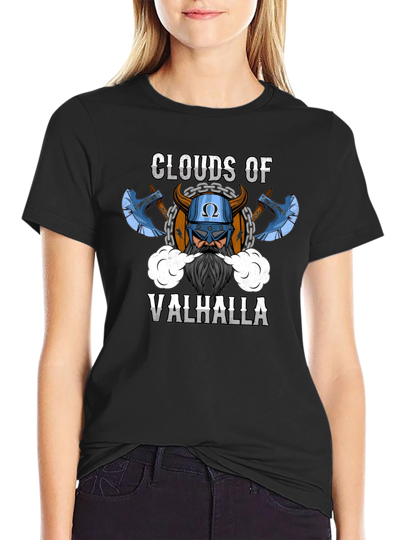 Clouds of Valhalla Viking T-Shirt