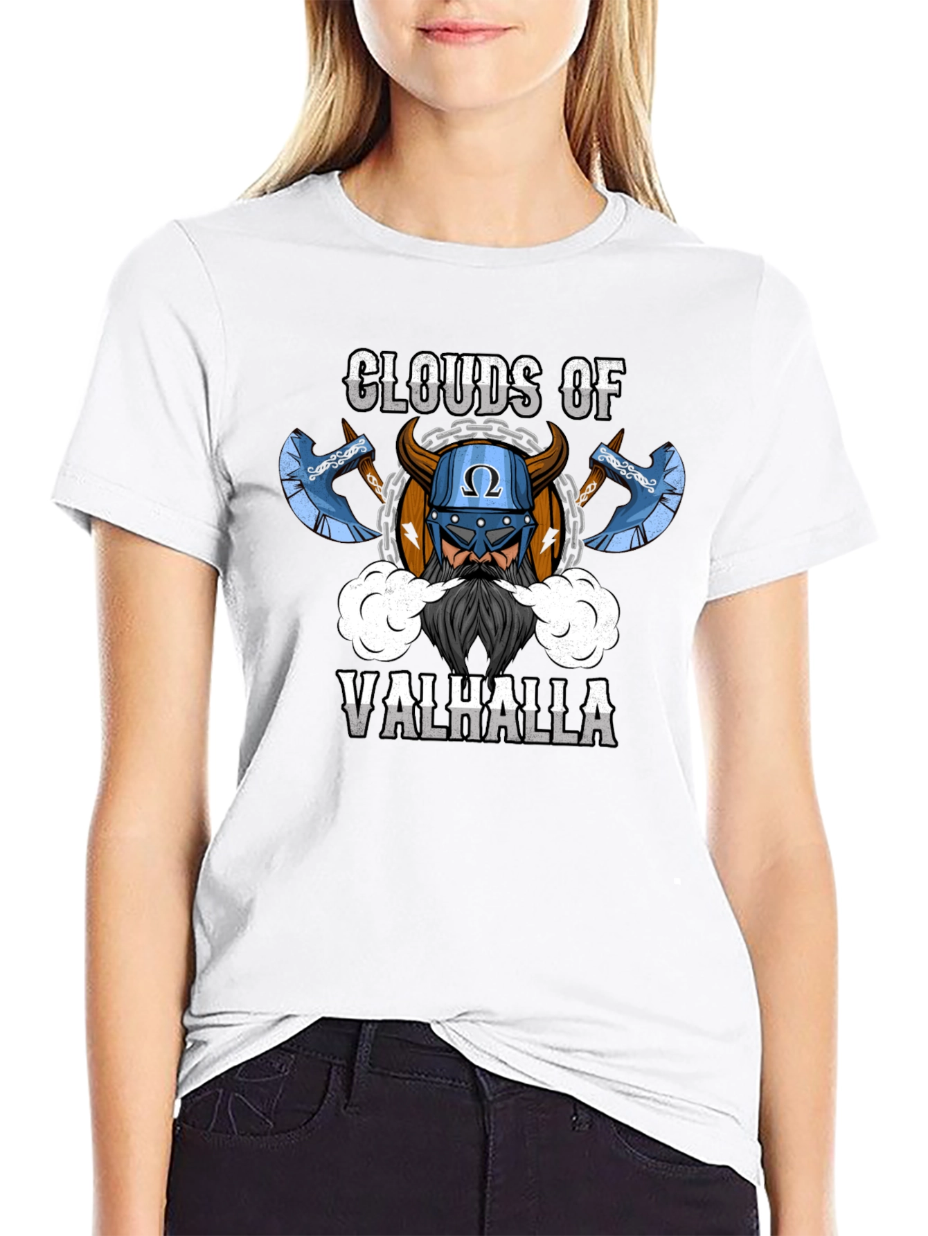 Clouds of Valhalla Viking T-Shirt