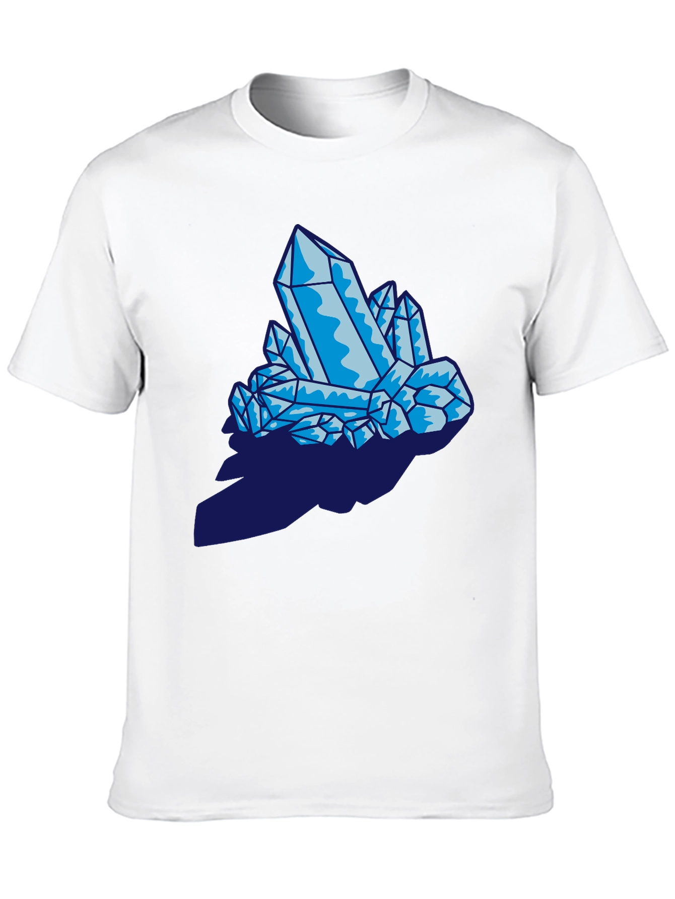 Crystal Graphic Print Black T-Shirt