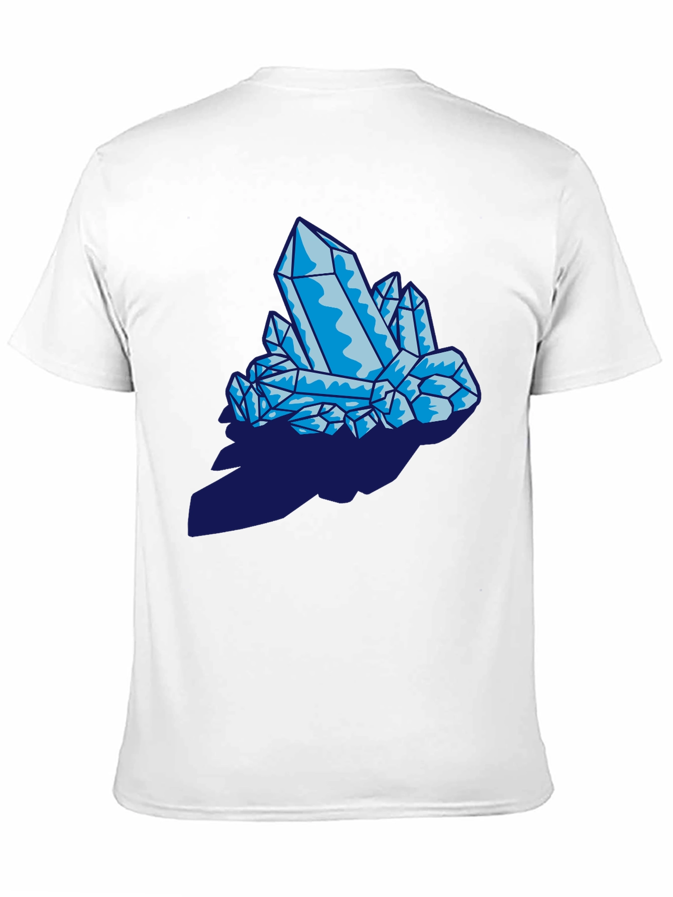 Crystal Graphic Print Black T-Shirt