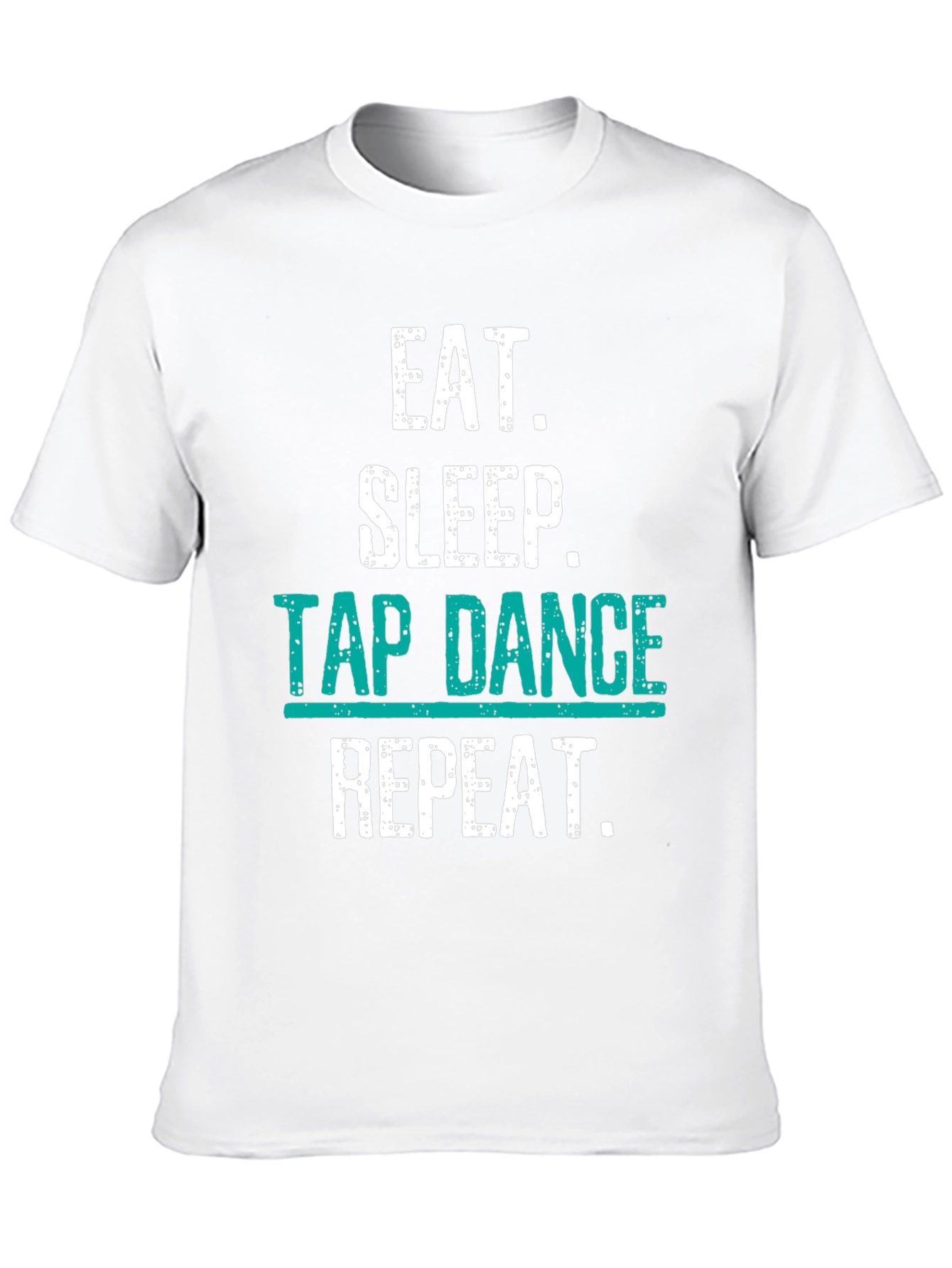 Eat Sleep Tap Dance Repeat Black T-Shirt
