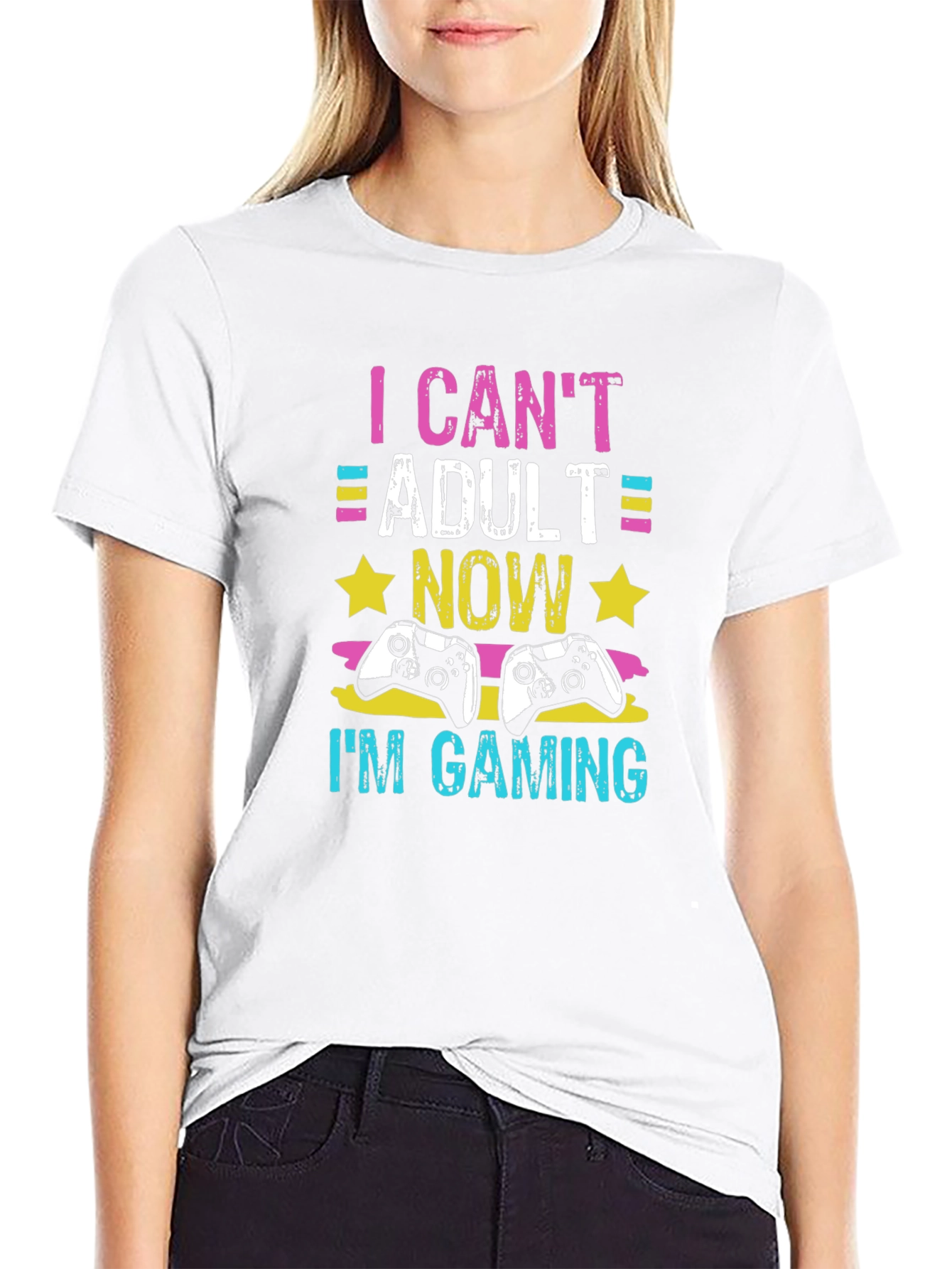I Cant Adult Now Im Gaming Graphic Tee