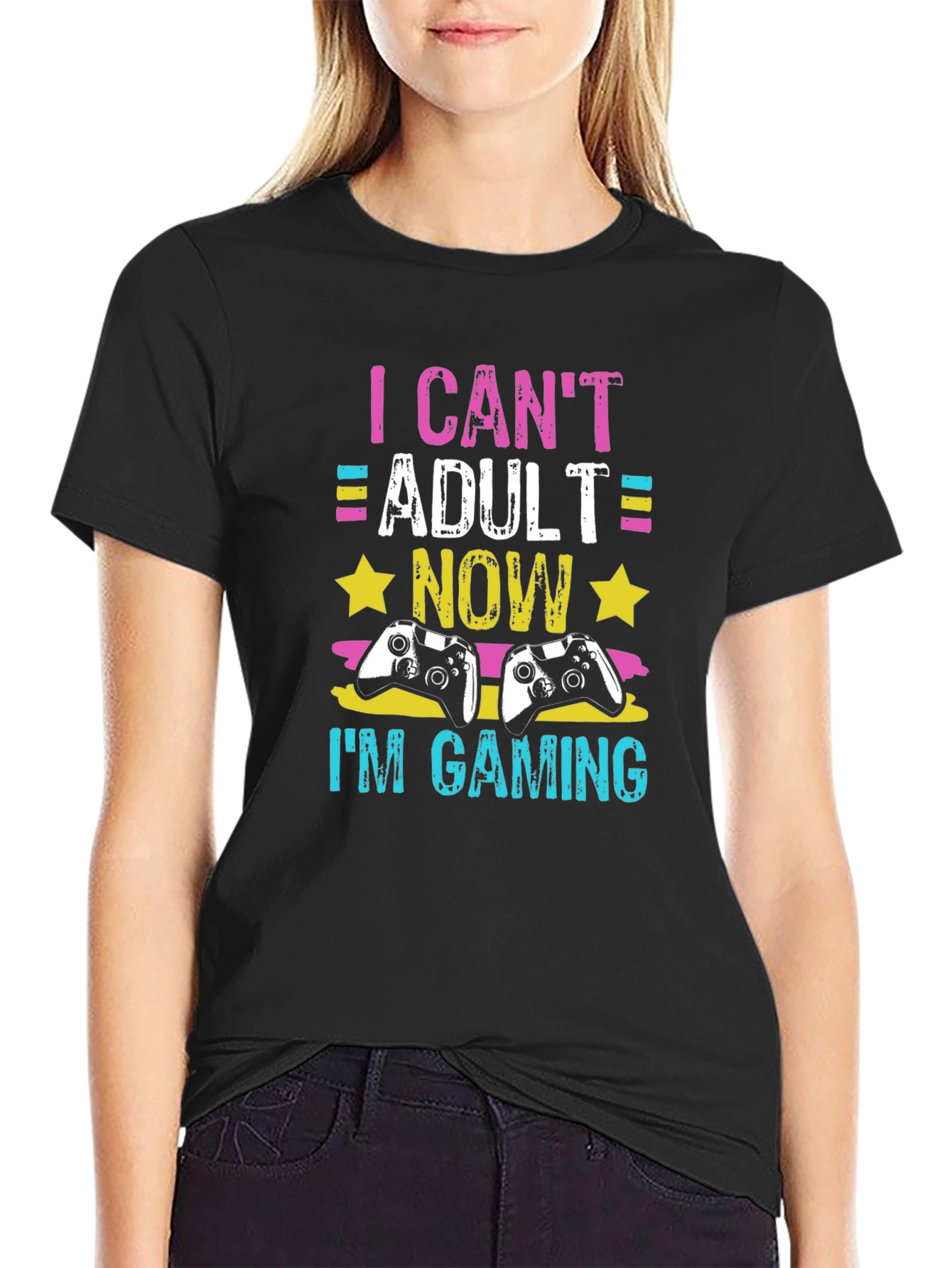 I Cant Adult Now Im Gaming Graphic Tee