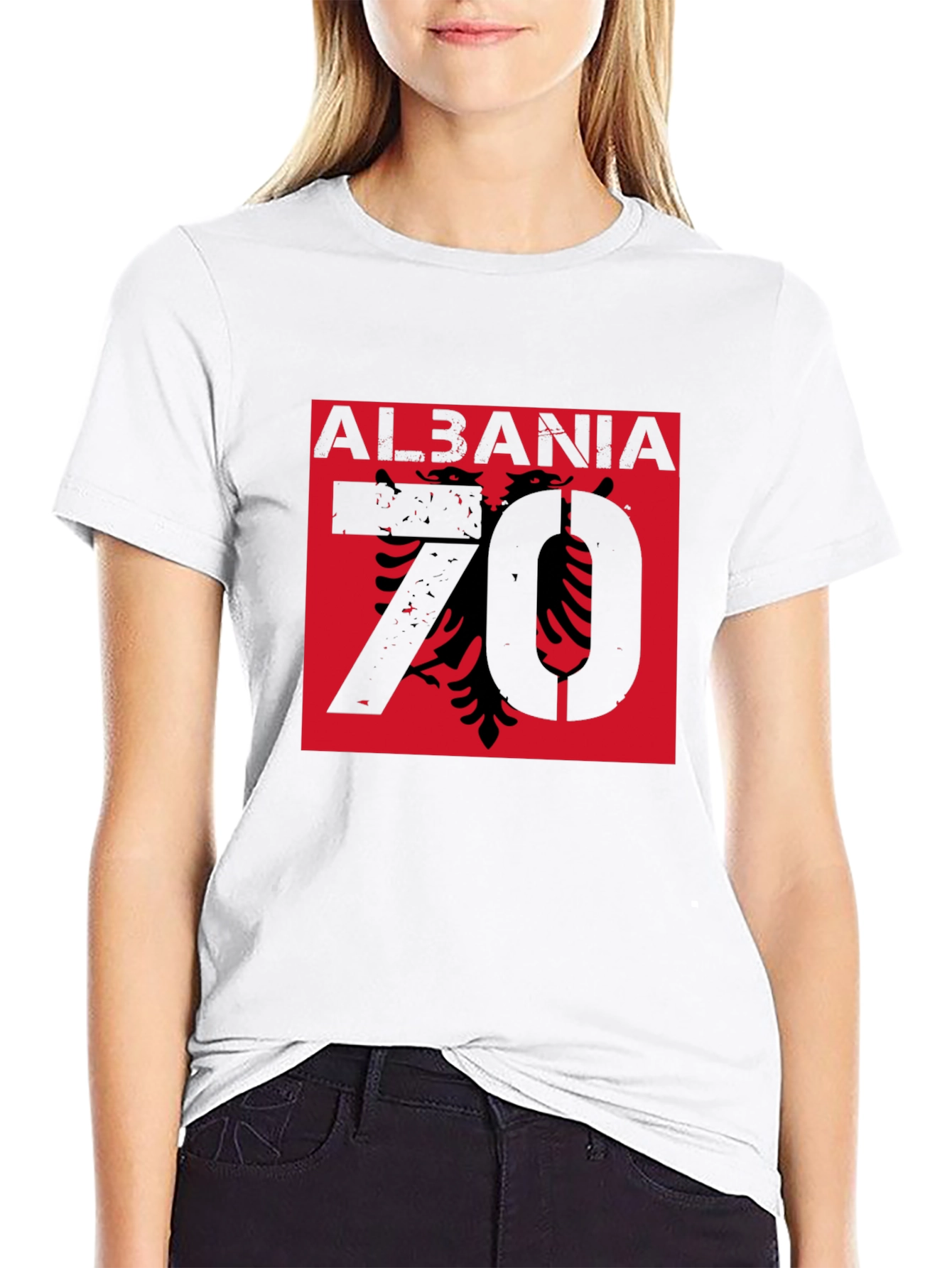 Albania Eagle Black T-Shirt