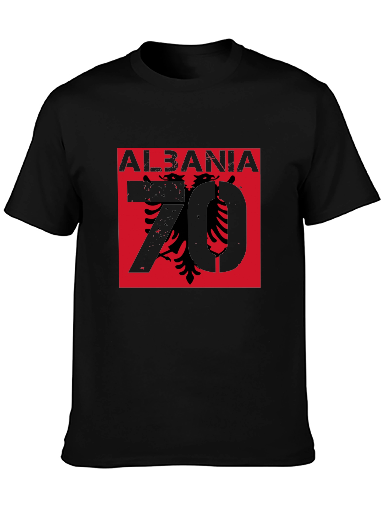 Albania Eagle Black T-Shirt