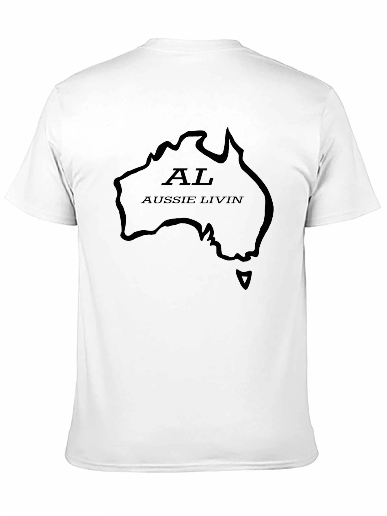 Aussie Livin Black T-Shirt