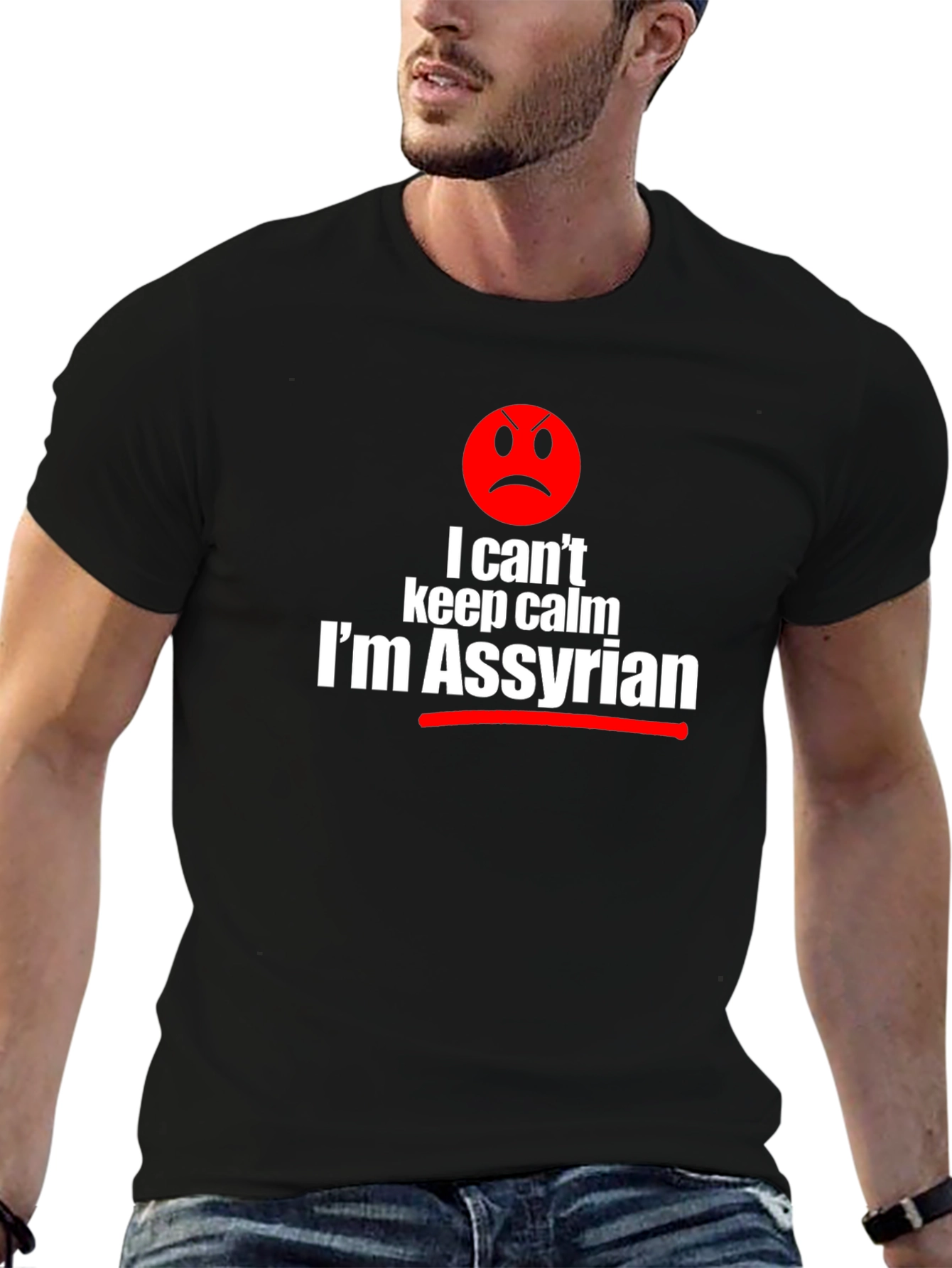I Cant Keep Calm Im Assyrian Graphic T-Shirt