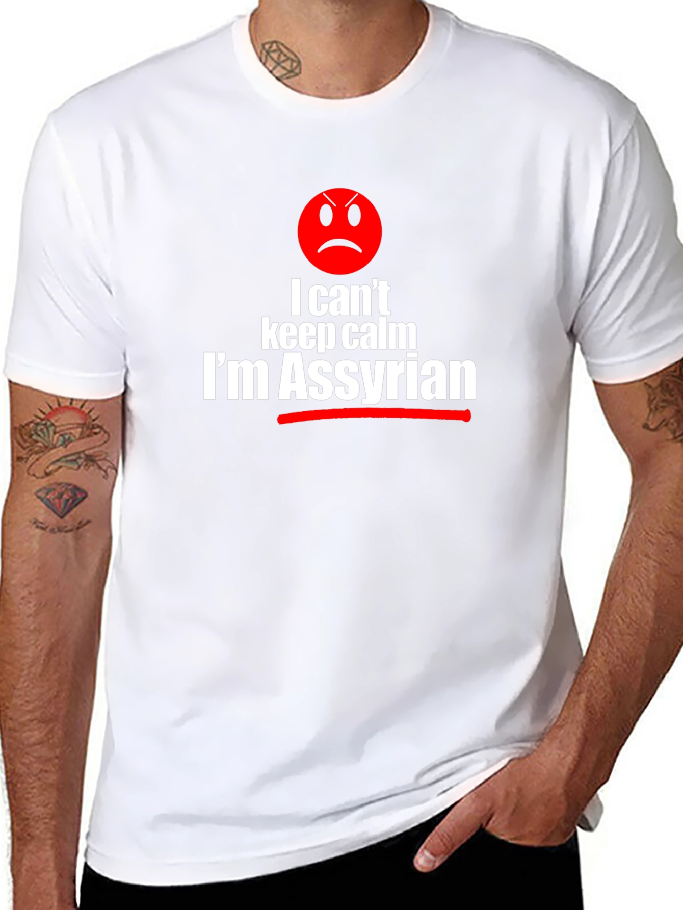 I Cant Keep Calm Im Assyrian Graphic T-Shirt