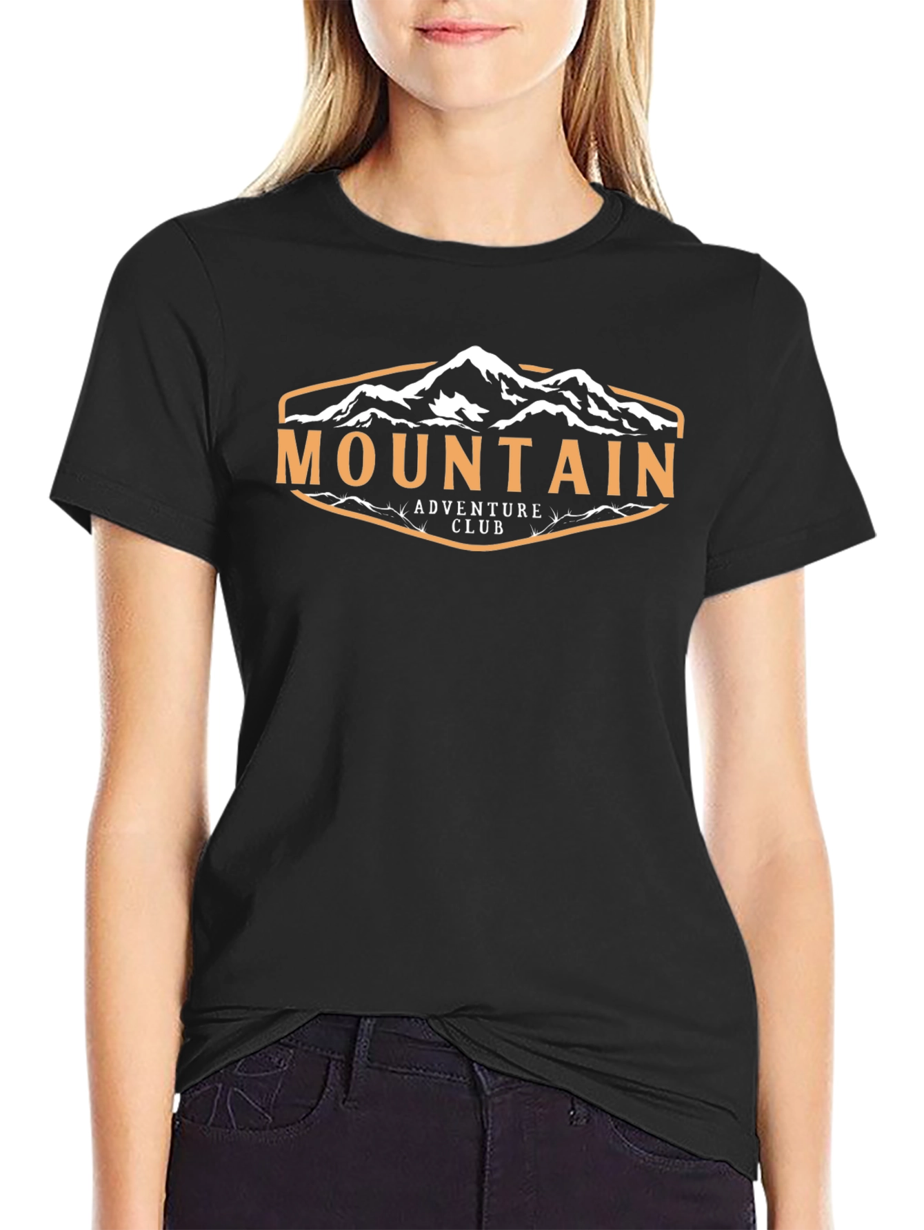 Mountain Adventure Club Black T-Shirt