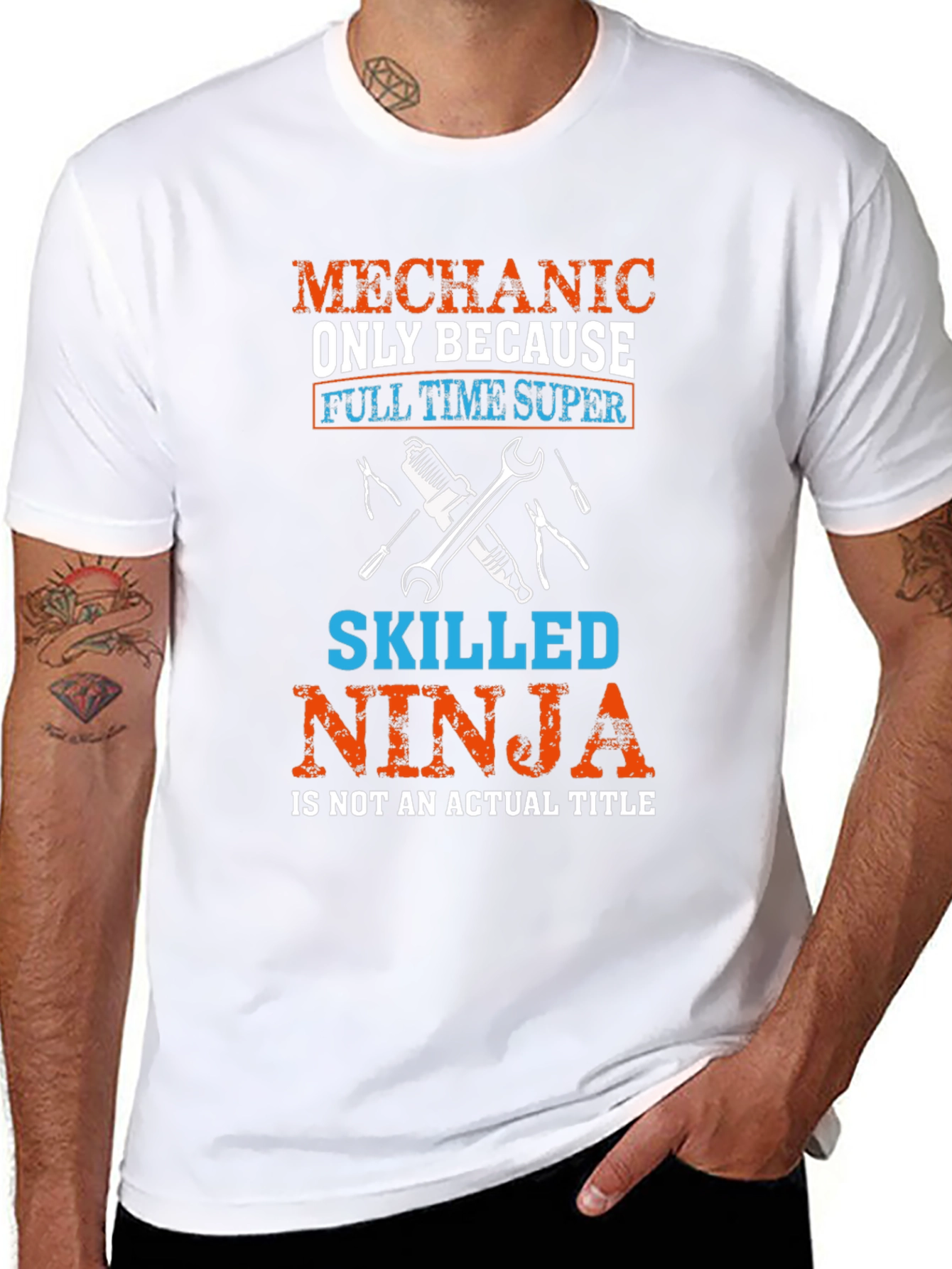 Mechanic Ninja T-Shirt - Funny Auto Repair Gift