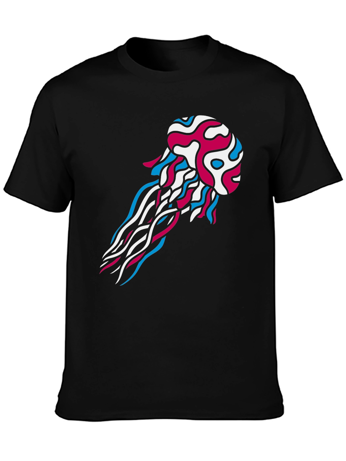Jellyfish Graphic Tee - Mens Black T-Shirt