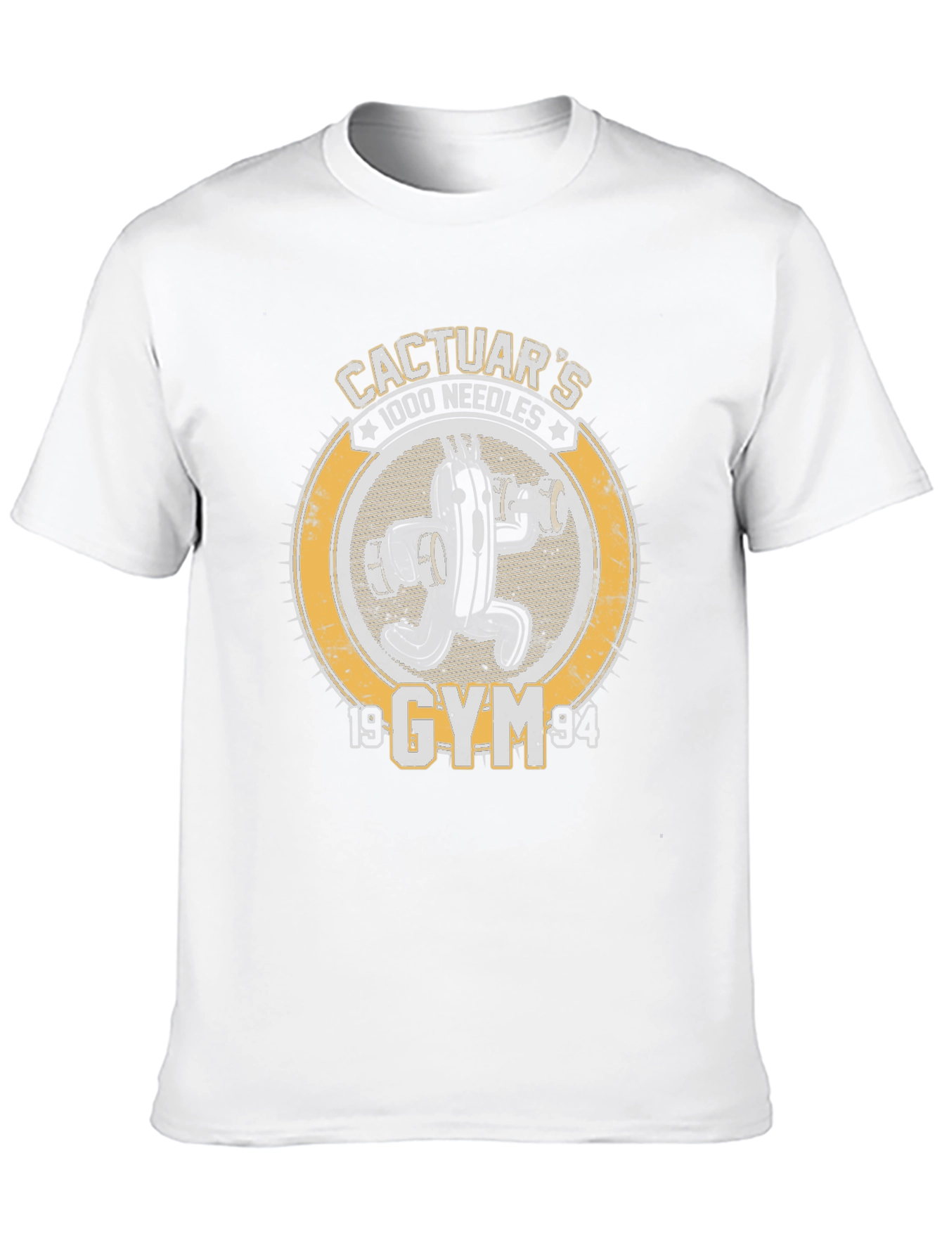 Cactuars Gym 1000 Needles Black T-Shirt