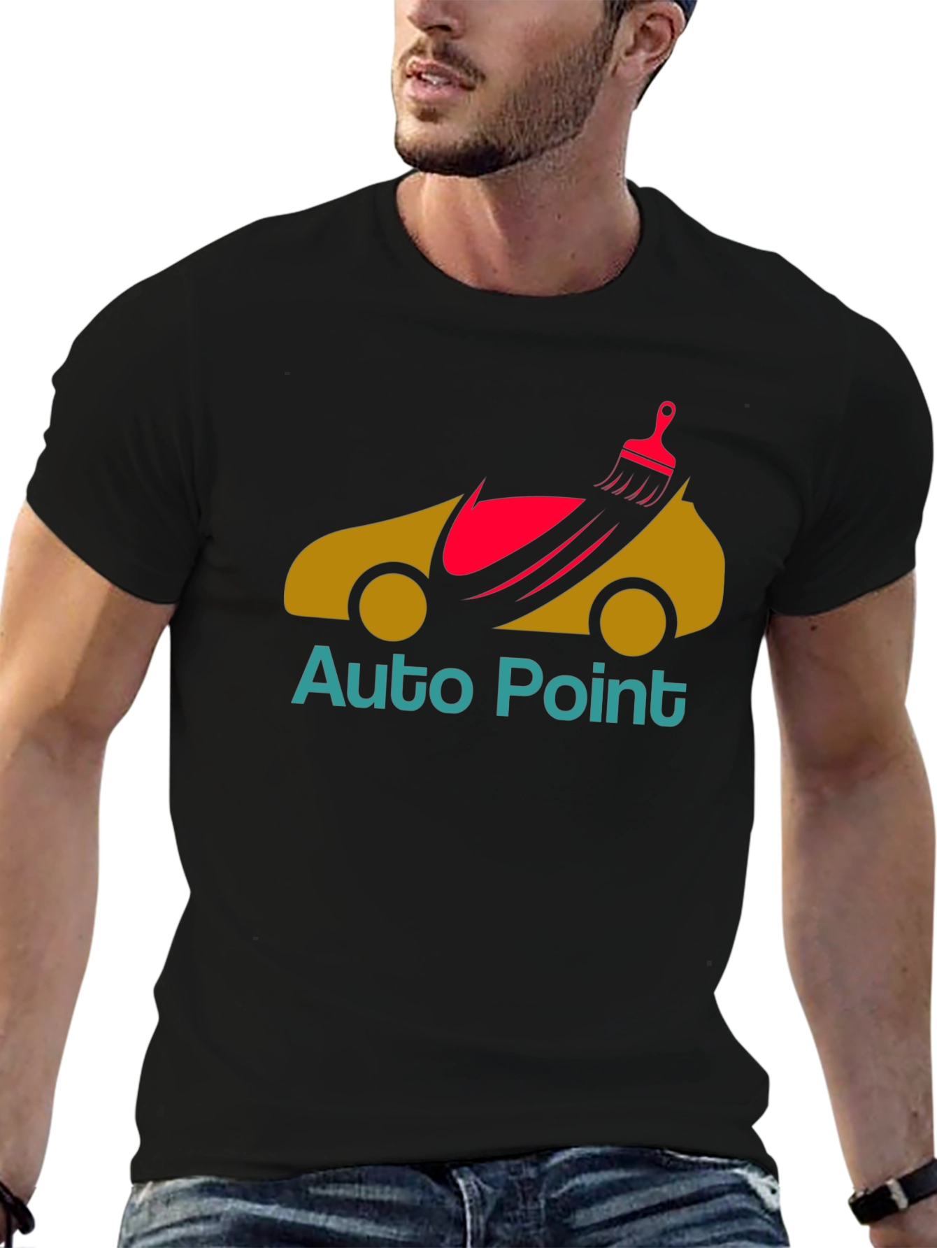 Auto Point Graphic T-Shirt | Car Paint Design