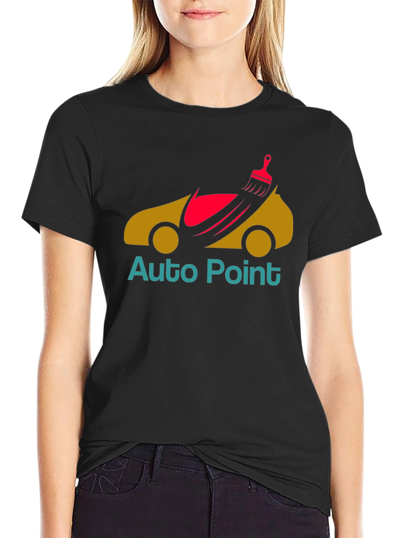 Auto Point Graphic T-Shirt | Car Paint Design