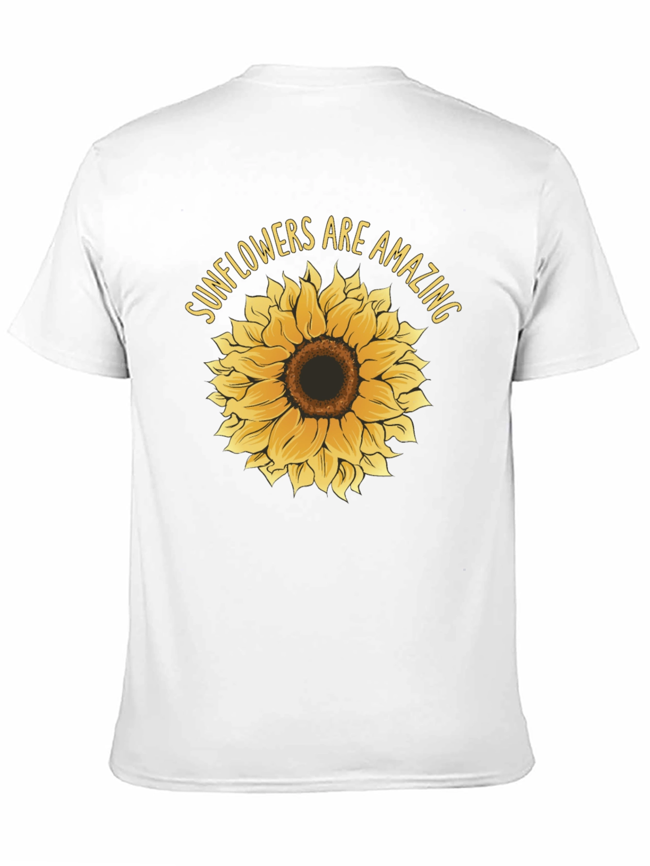 Sunflower Are Amazing Black T-Shirt