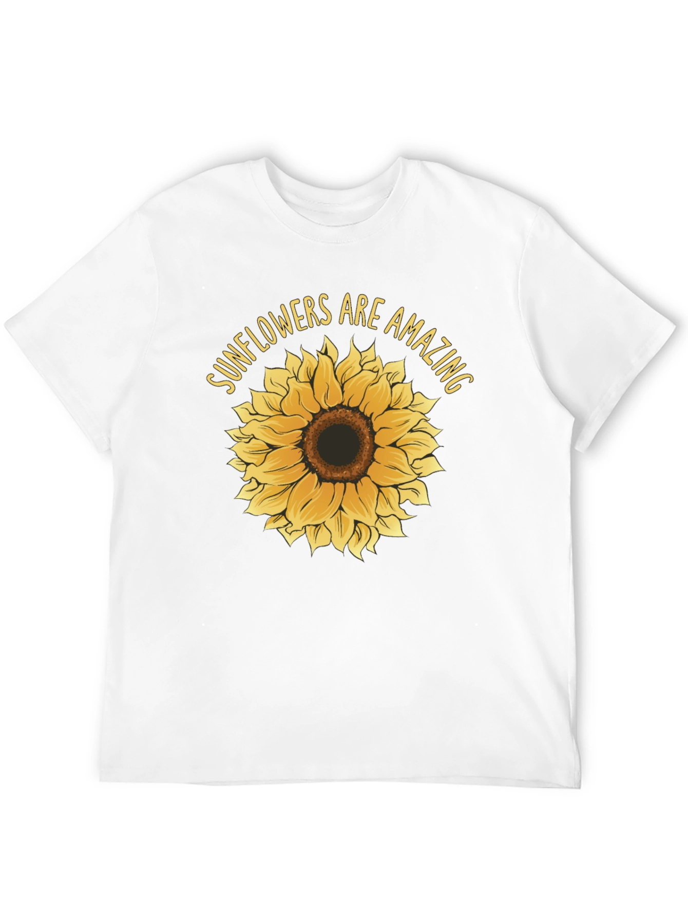 Sunflower Are Amazing Black T-Shirt