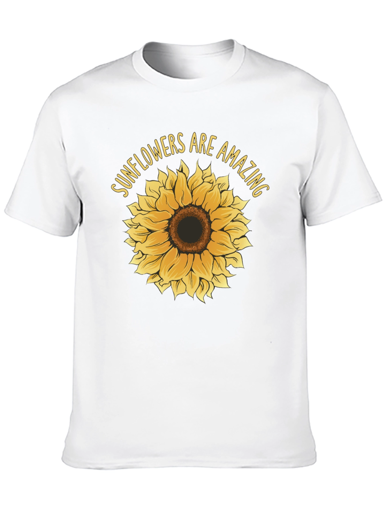 Sunflower Are Amazing Black T-Shirt