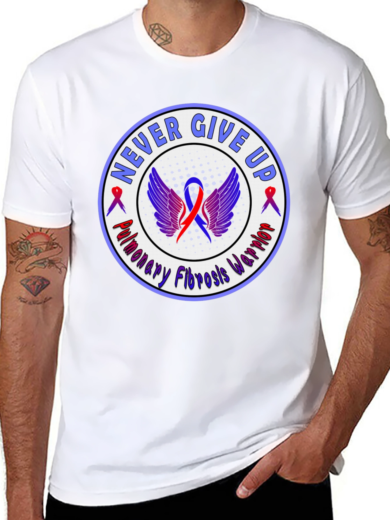 Pulmonary Fibrosis Warrior T-Shirt